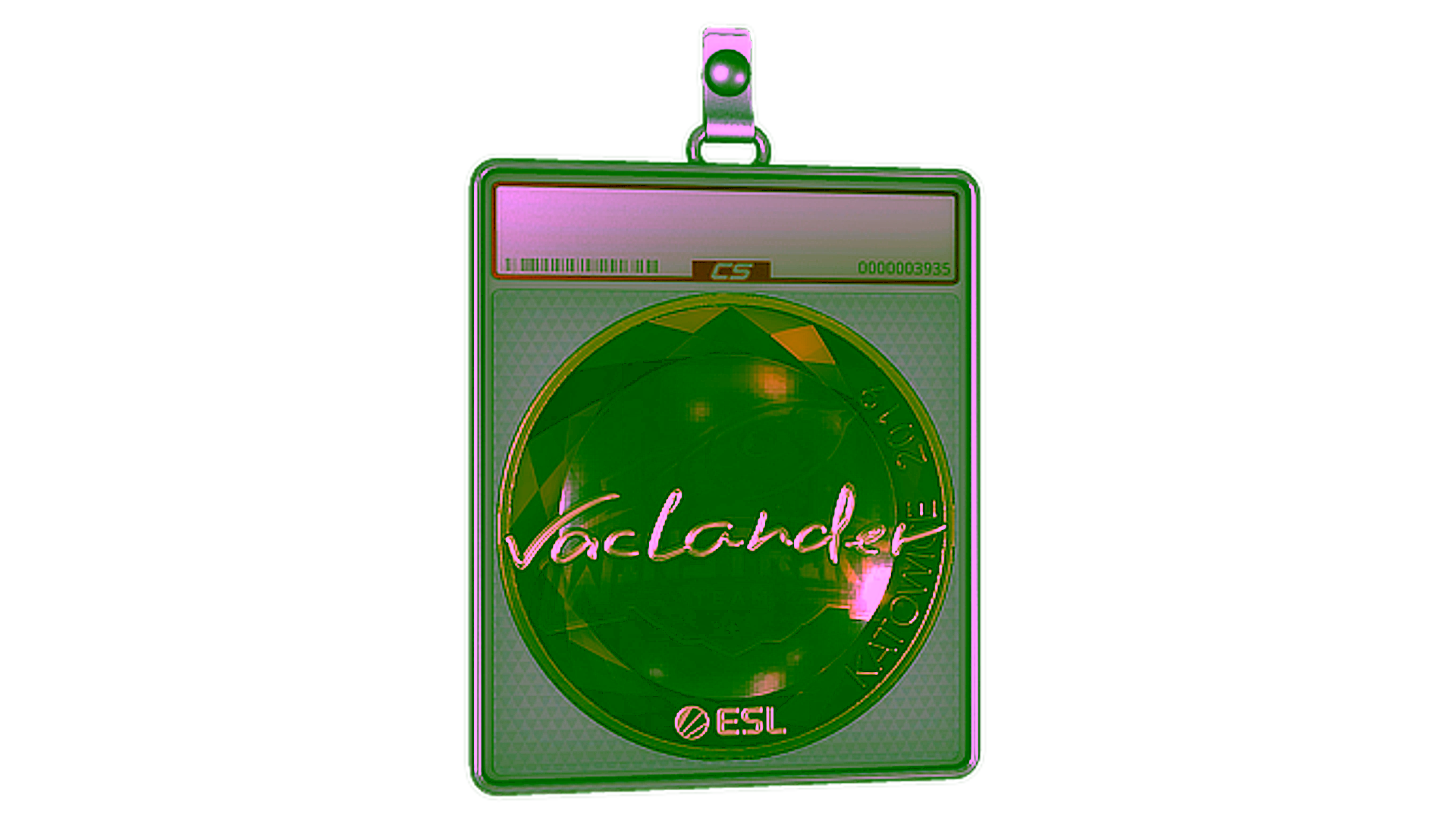 Display for Sticker Slab | wayLander (Gold) | Katowice 2019