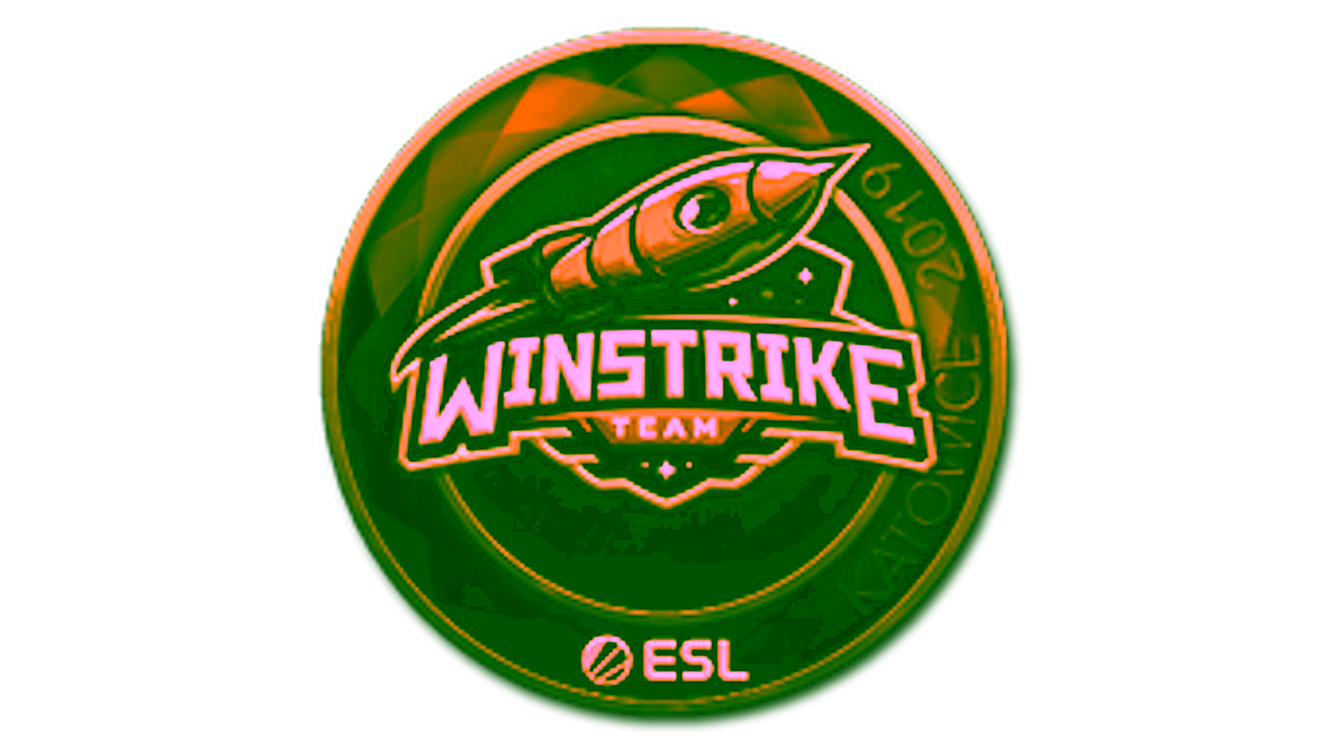 Rodyti Sticker | Winstrike Team (Gold) | Katowice 2019
