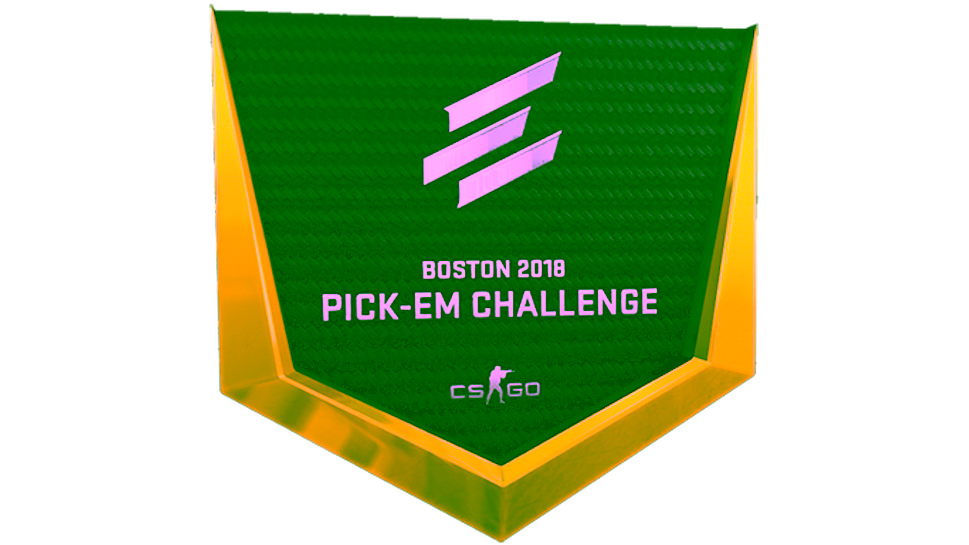 Display for Gold Boston 2018 Pick'Em Trophy