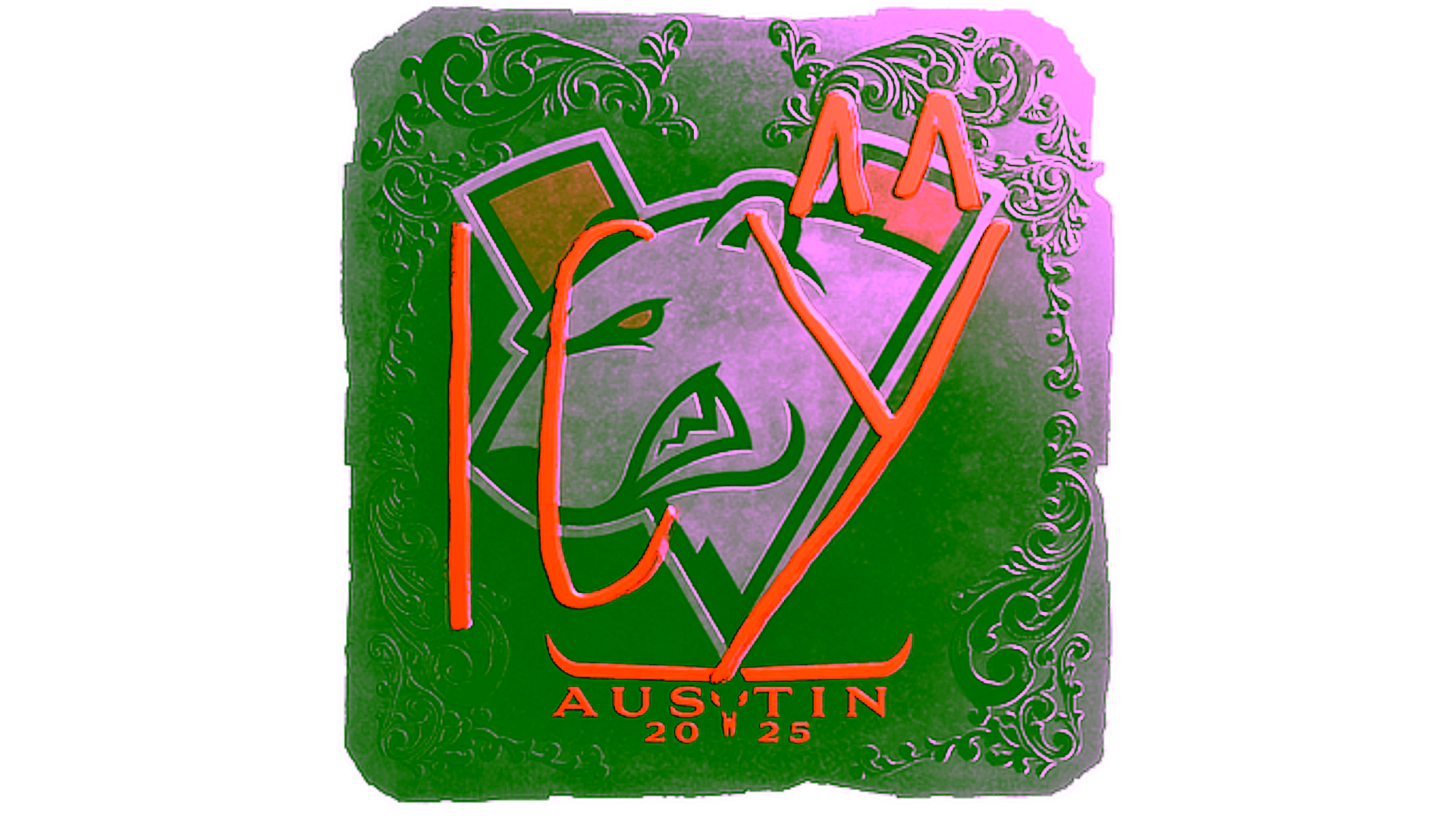 Display for Sticker | ICY (Foil) | Austin 2025