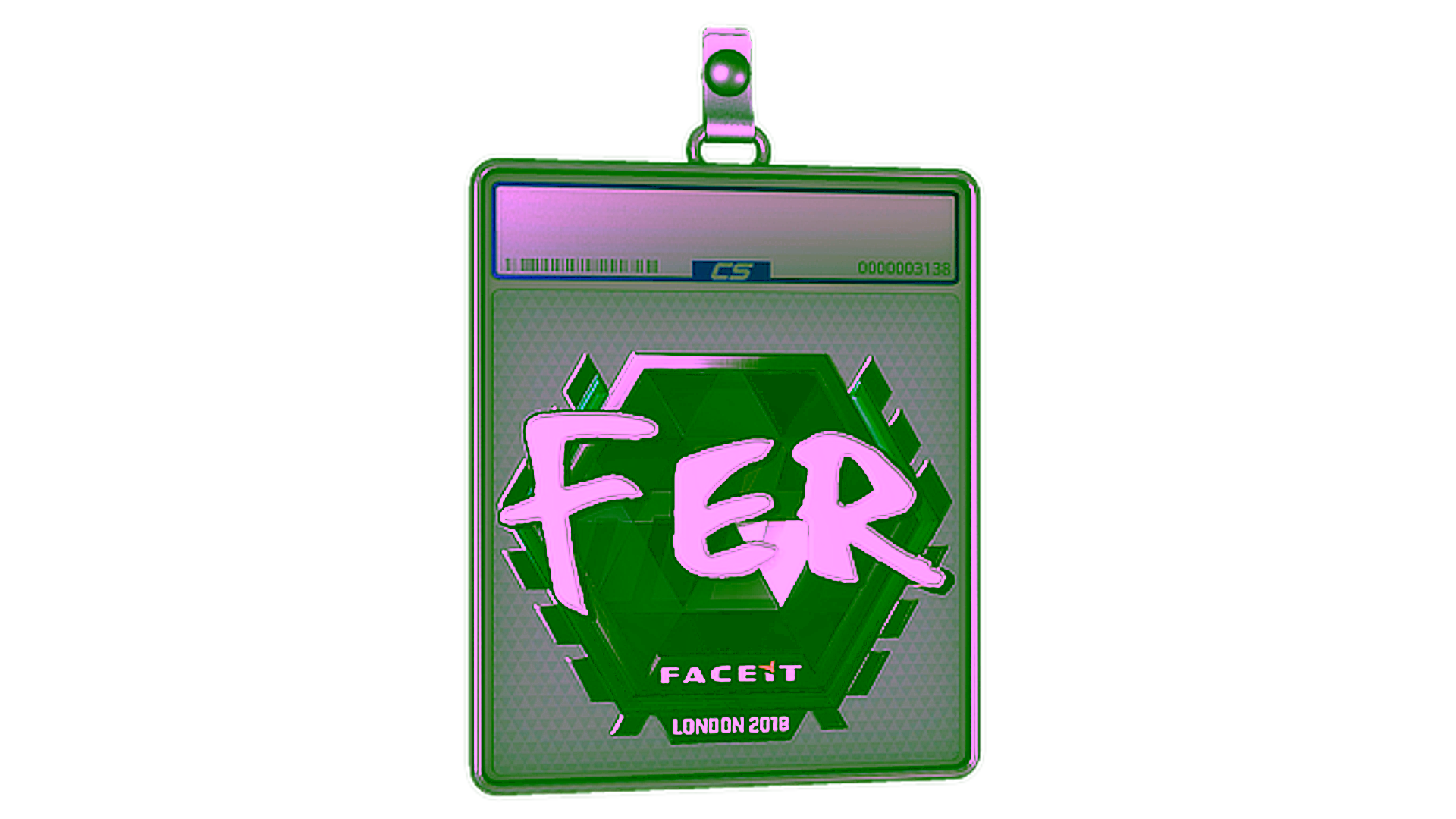 Display for Sticker Slab | fer (Foil) | London 2018