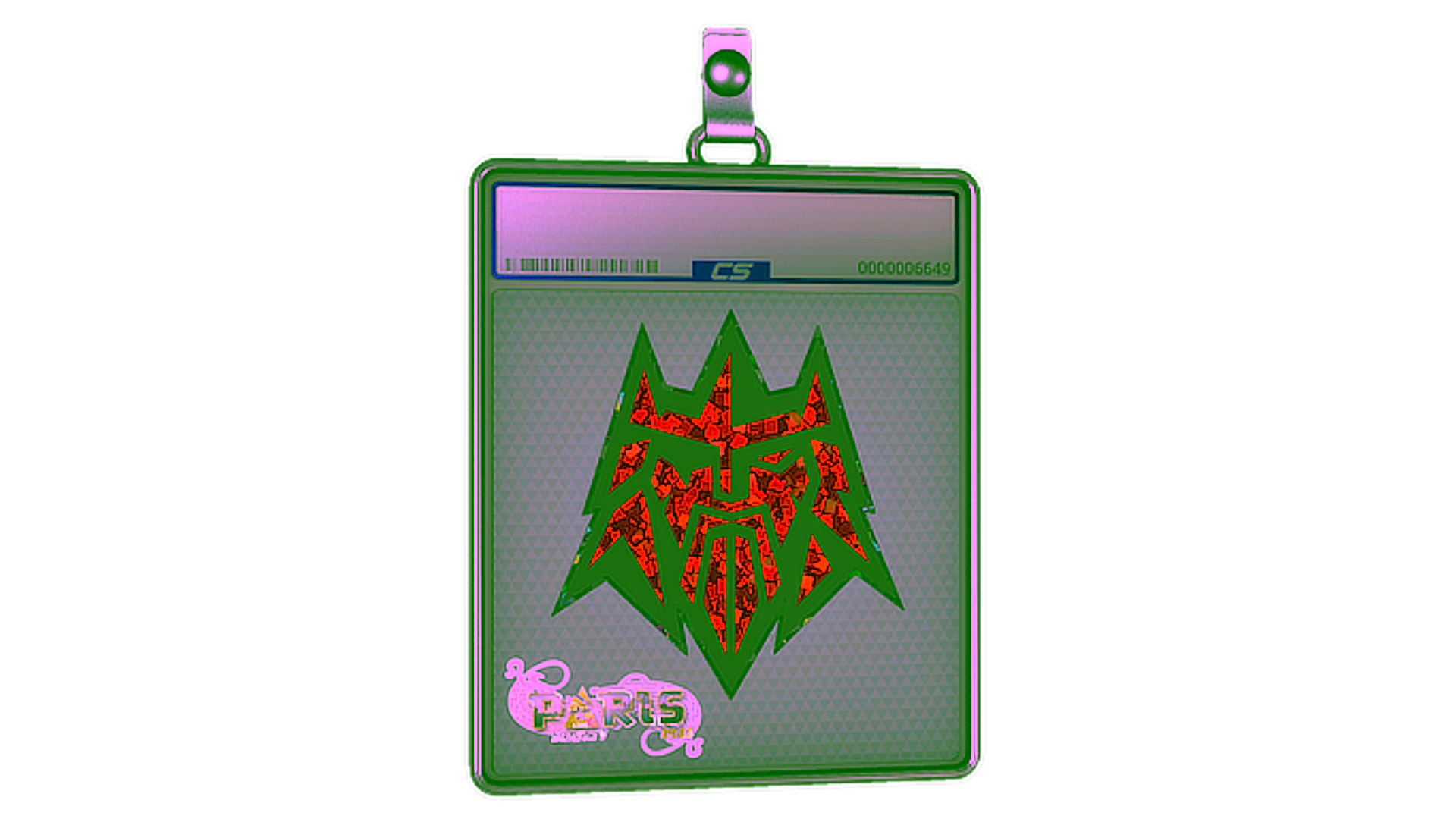 Display for Sticker Slab | forZe eSports (Glitter) | Paris 2023