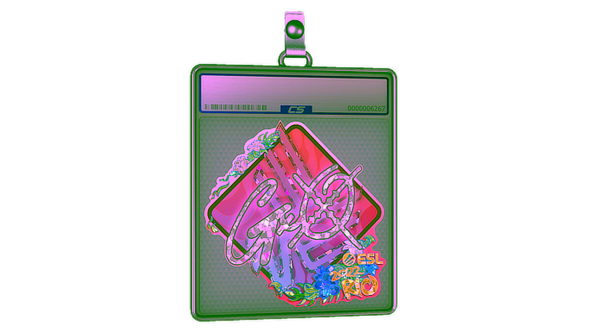 Visar för Sticker Slab | gxx- (Glitter) | Rio 2022