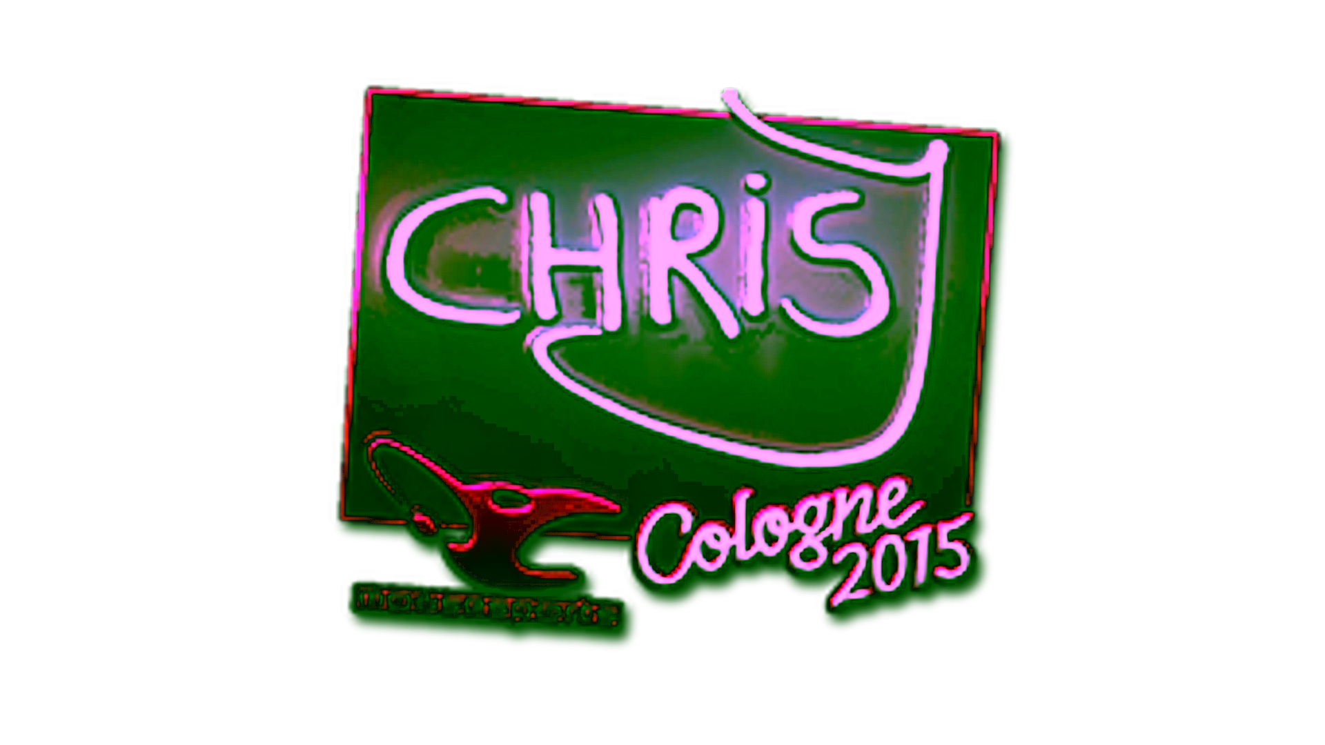 Visar för Sticker | chrisJ (Foil) | Cologne 2015