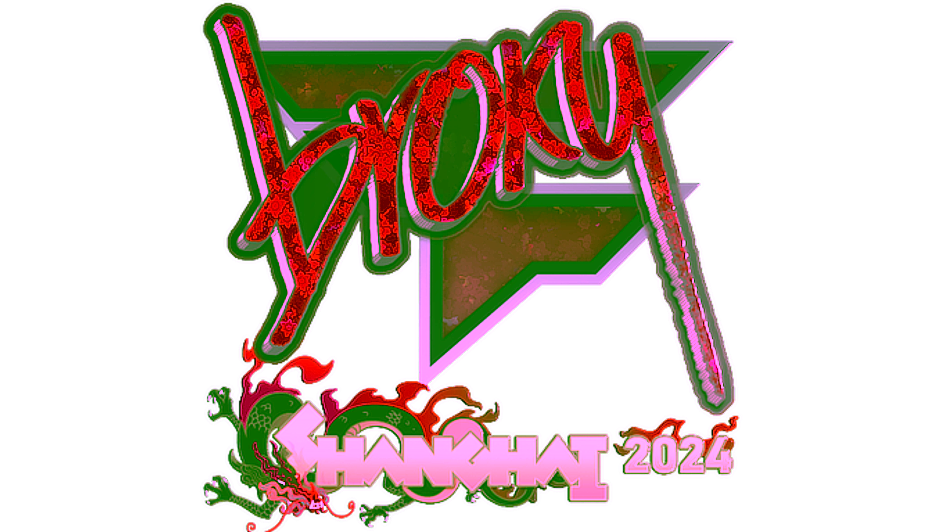 Display for Sticker | broky (Glitter) | Shanghai 2024