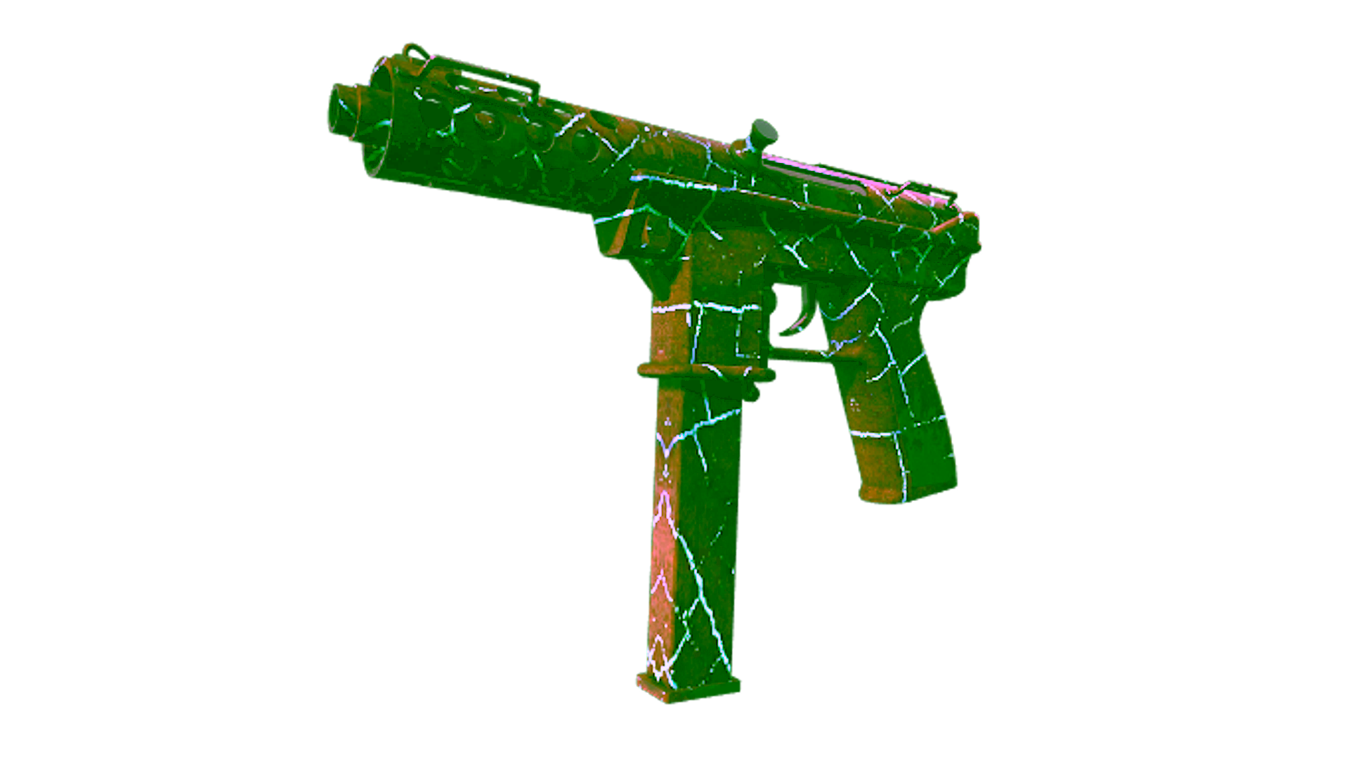 Visar för StatTrak™ Tec-9 | Cracked Opal (Battle-Scarred)