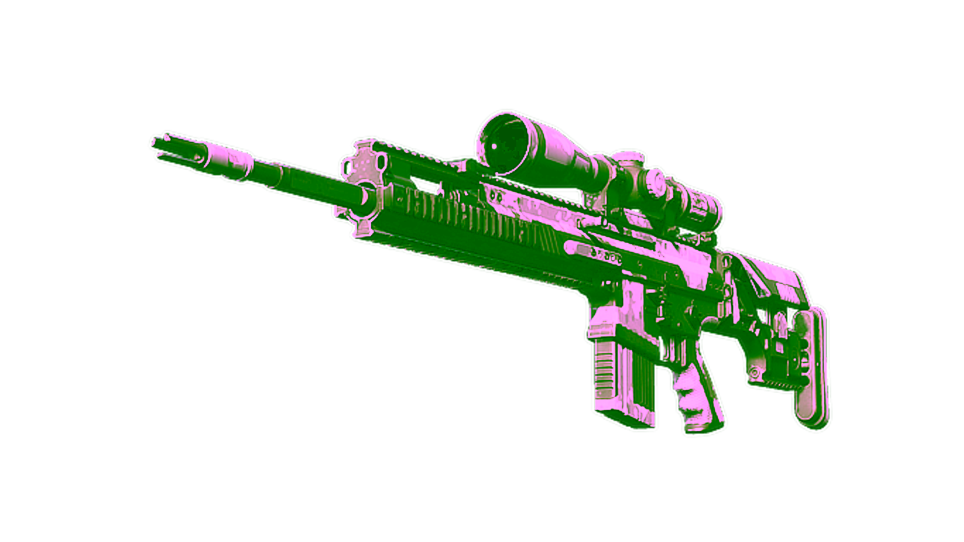 Display for Souvenir SCAR-20 | Arctic Camo Panels (Minimal Wear)