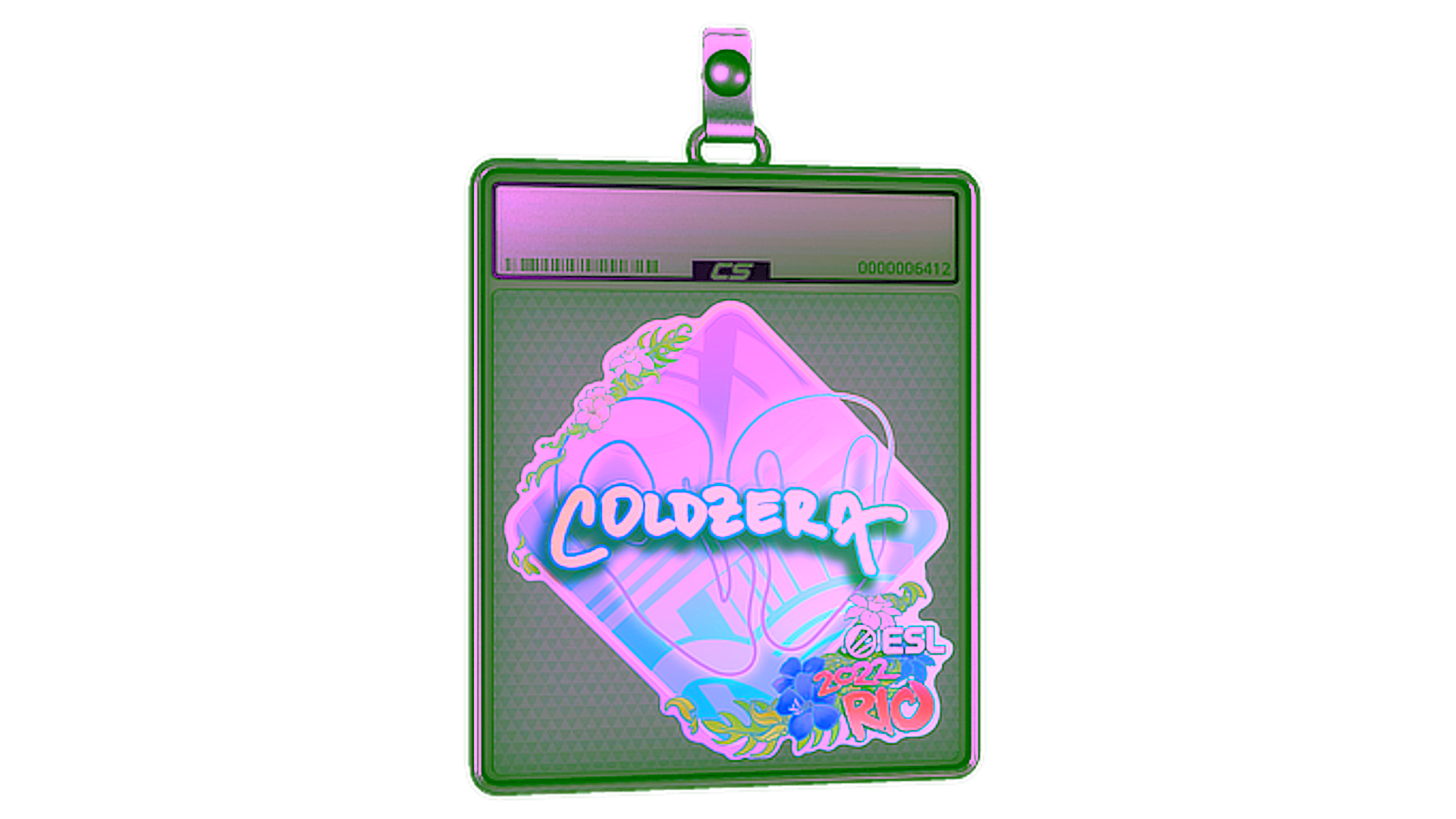 Affichage pour Sticker Slab | coldzera (Holo) | Rio 2022