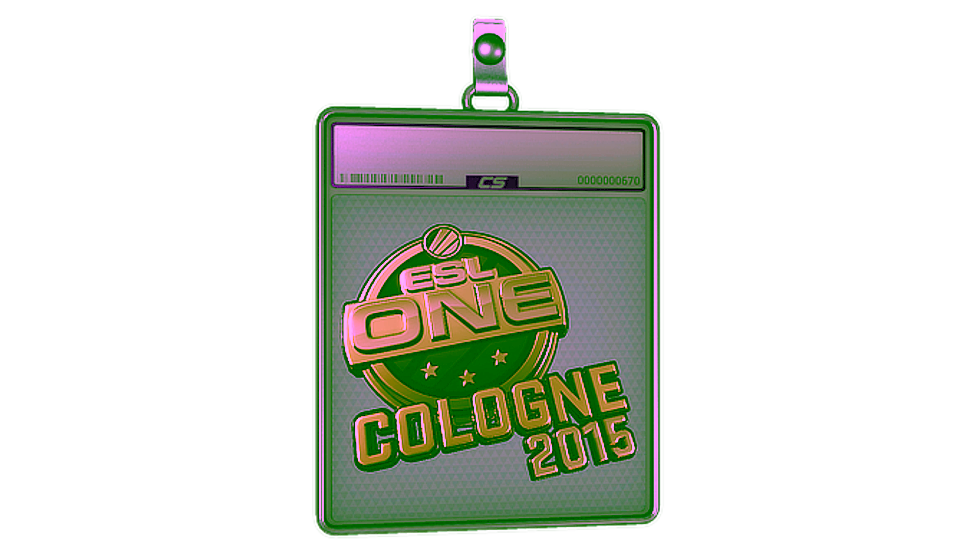 Display for Sticker Slab | ESL (Gold) | Cologne 2015