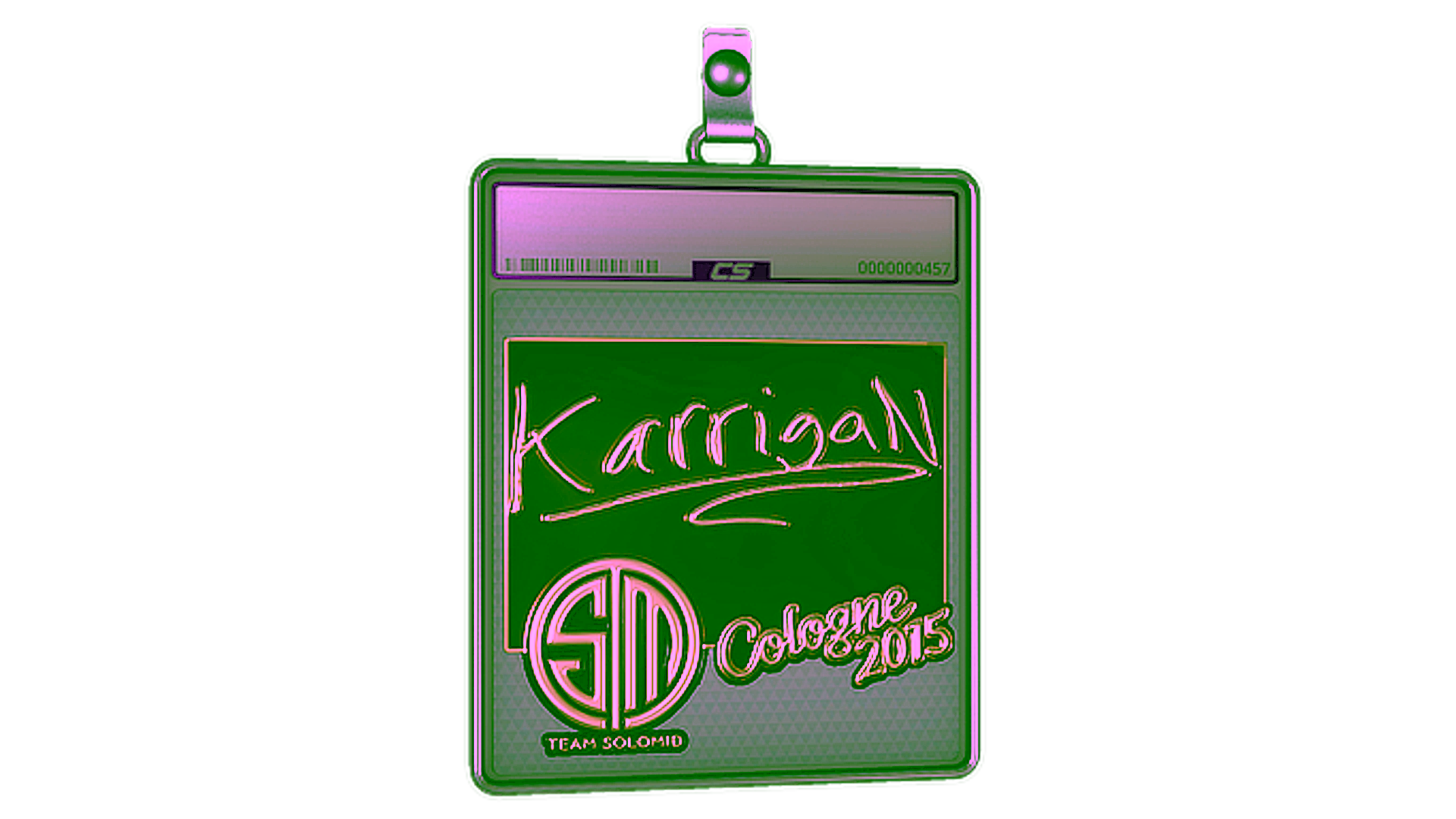 Display for Sticker Slab | karrigan (Gold) | Cologne 2015