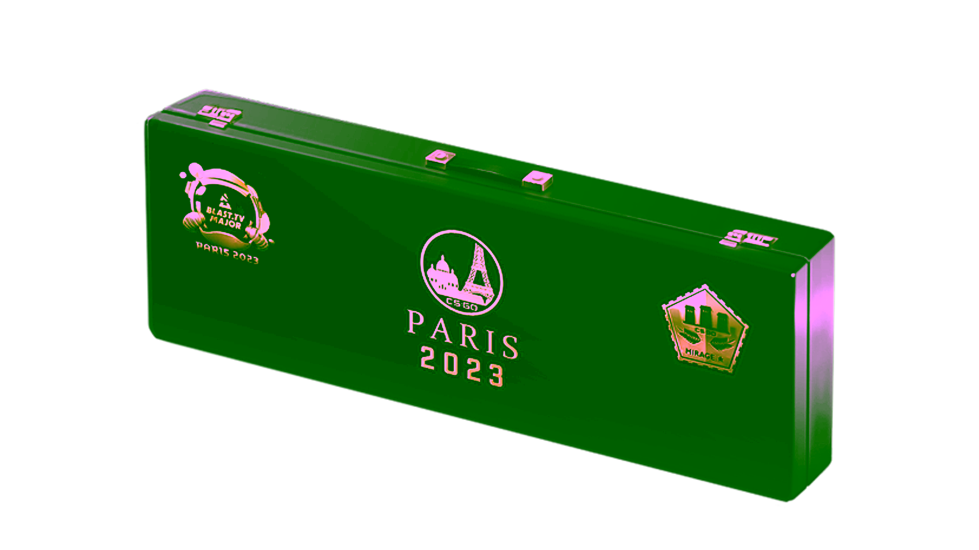 Display for Paris 2023 Mirage Souvenir Package