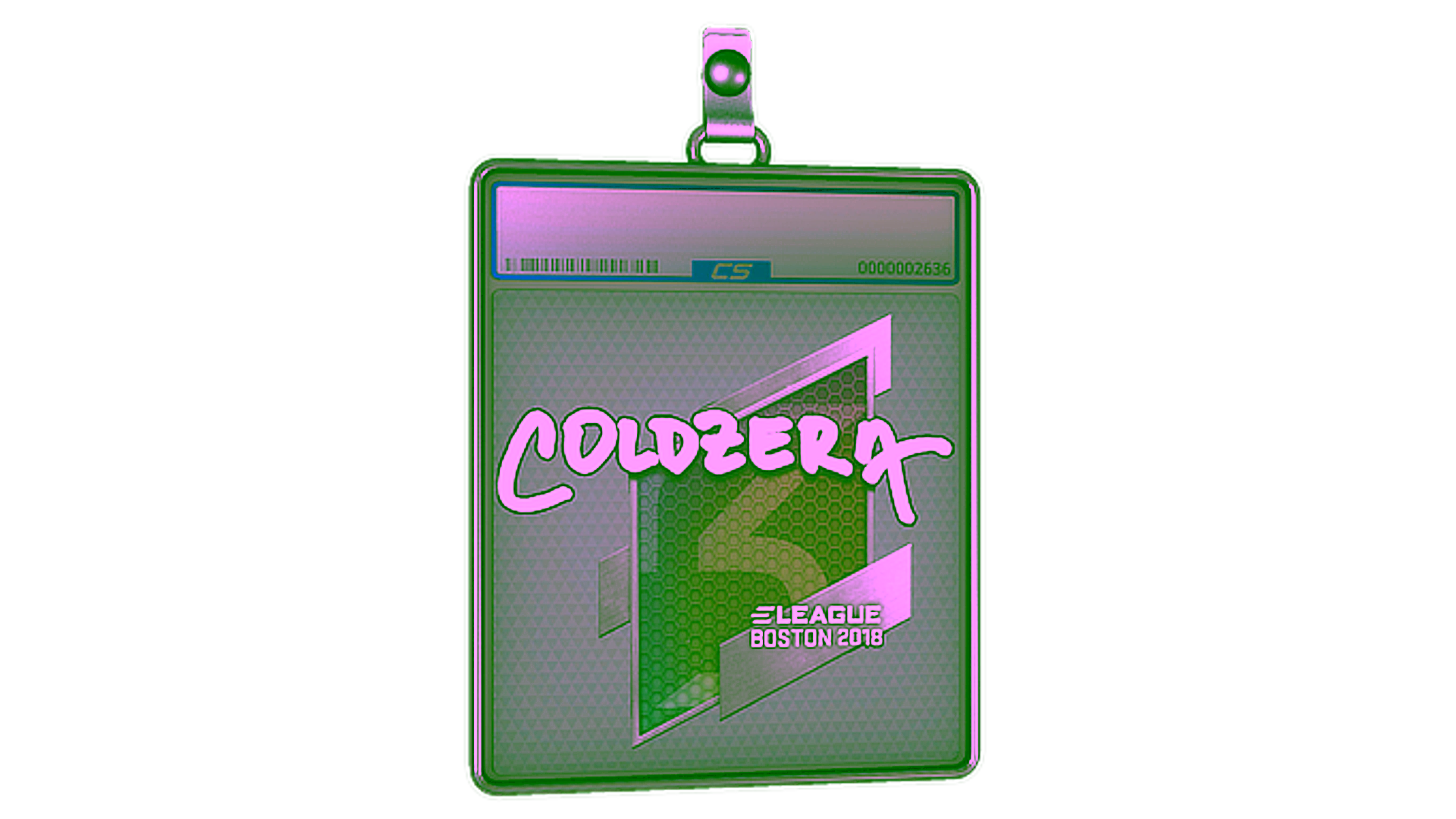 Sticker Slab | coldzera | Boston 2018 için görüntü