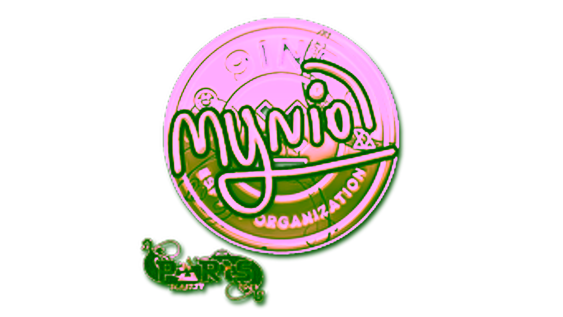 Display for Sticker | mynio (Gold) | Paris 2023