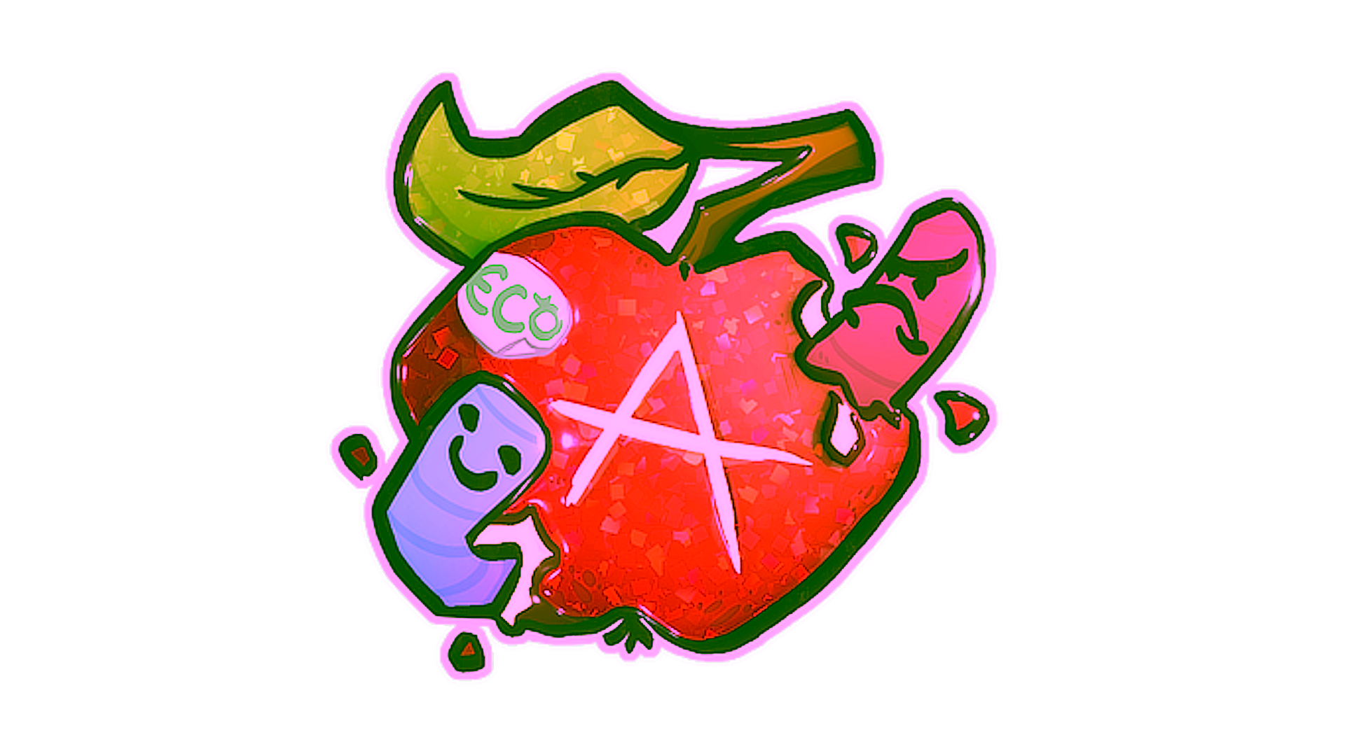 Дисплей для Sticker | Apple A Day (Glitter)