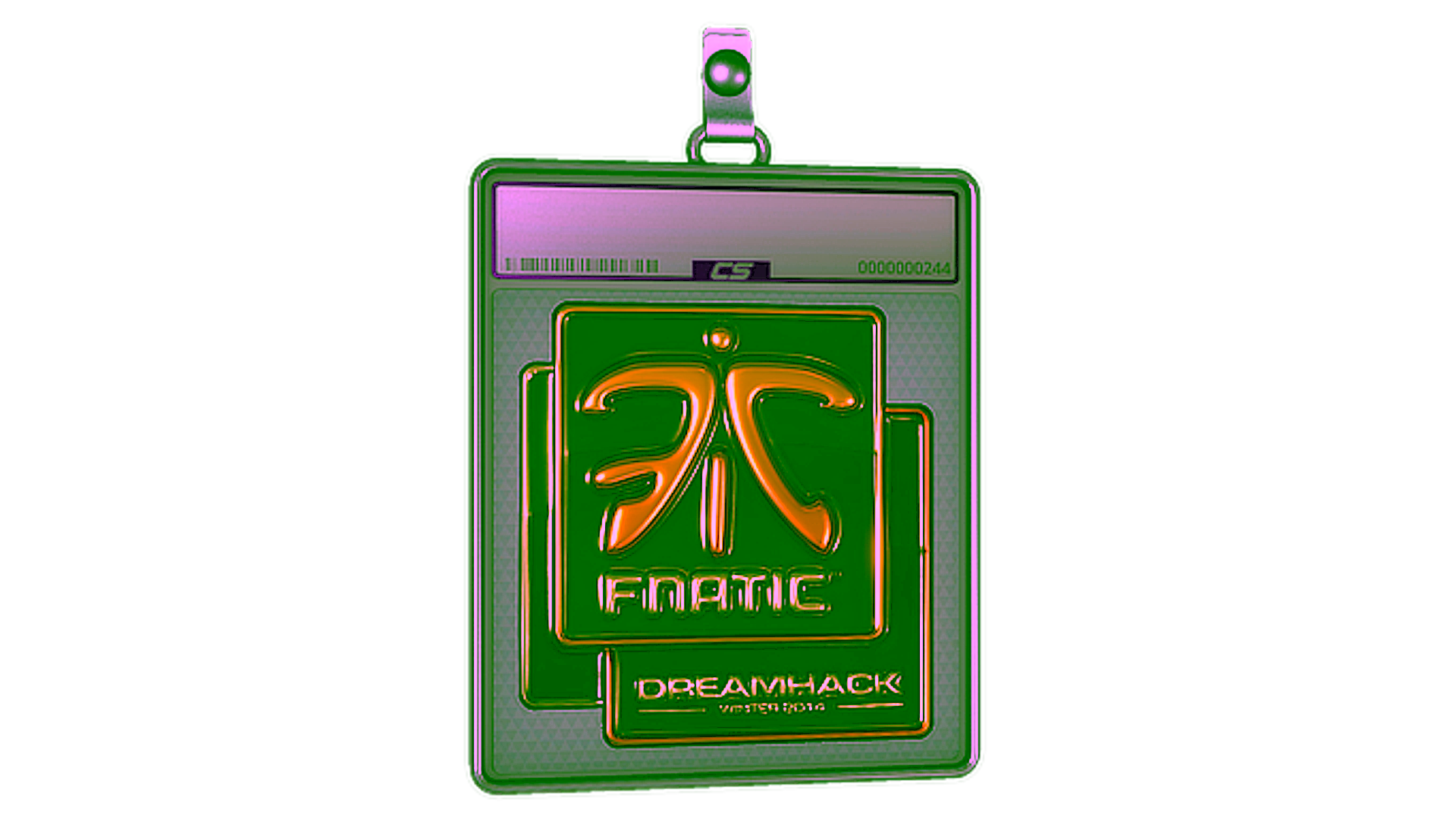 Display for Sticker Slab | Fnatic (Gold) | DreamHack 2014