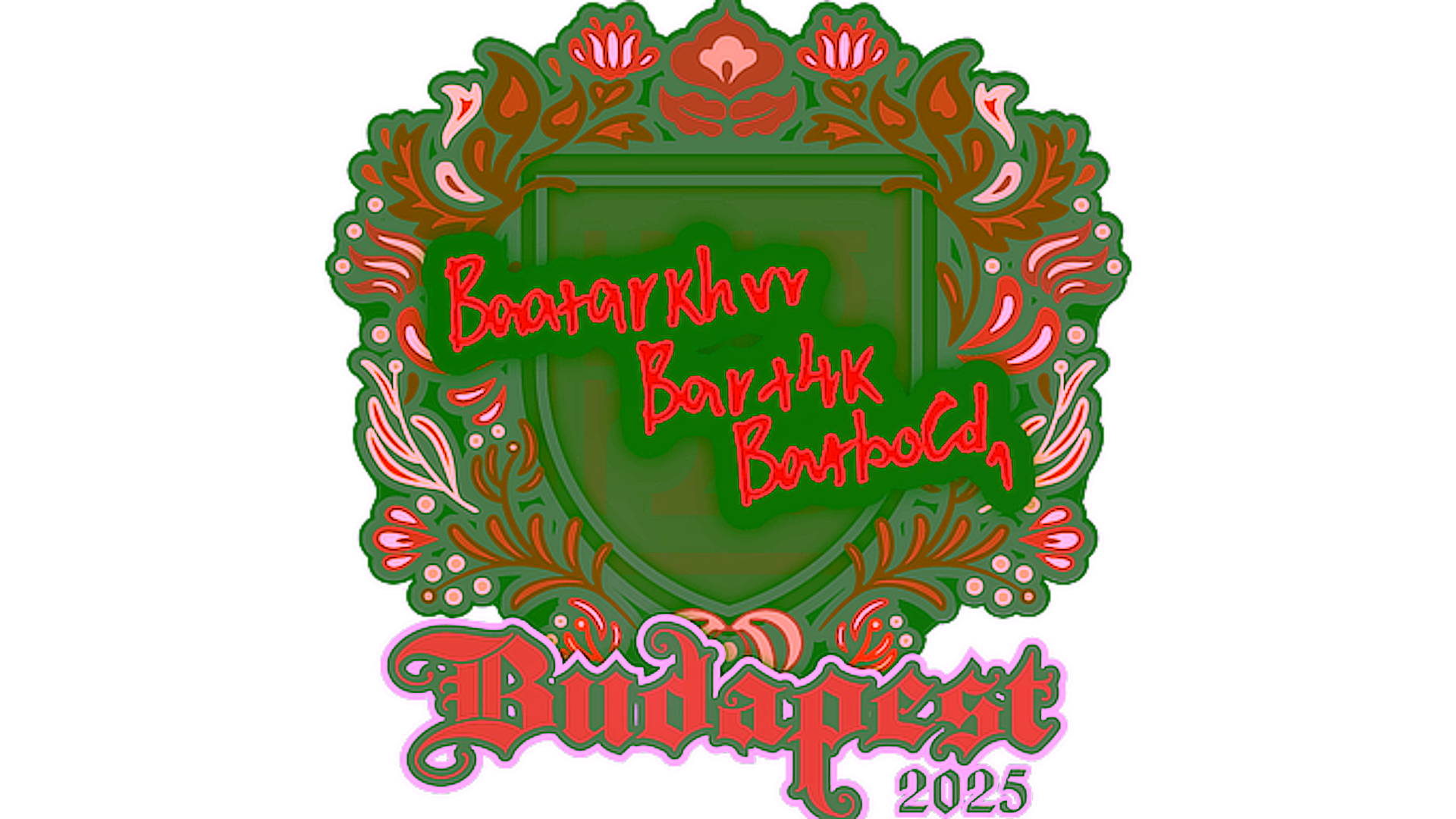 Affichage pour Sticker | Bart4k | Budapest 2025