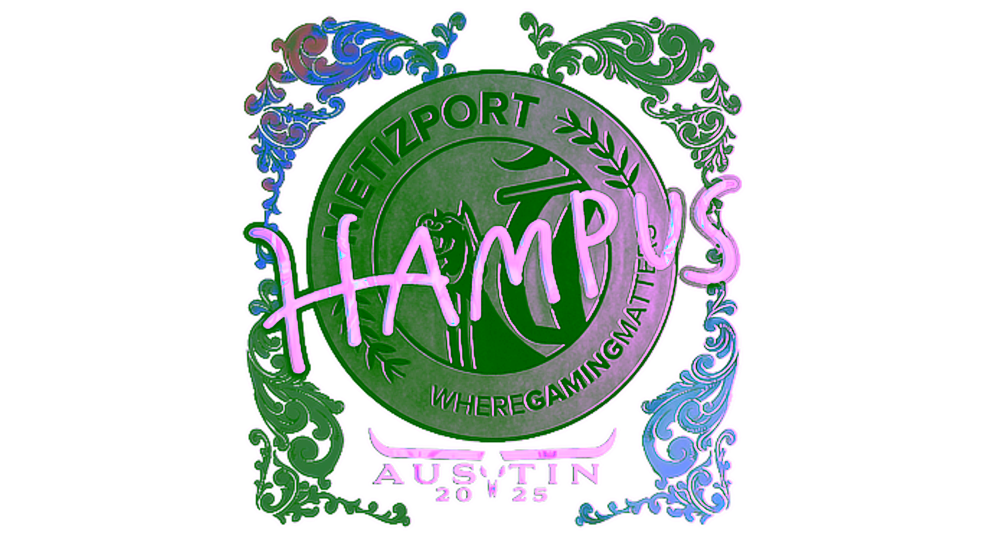 Display for Sticker | hampus (Holo) | Austin 2025