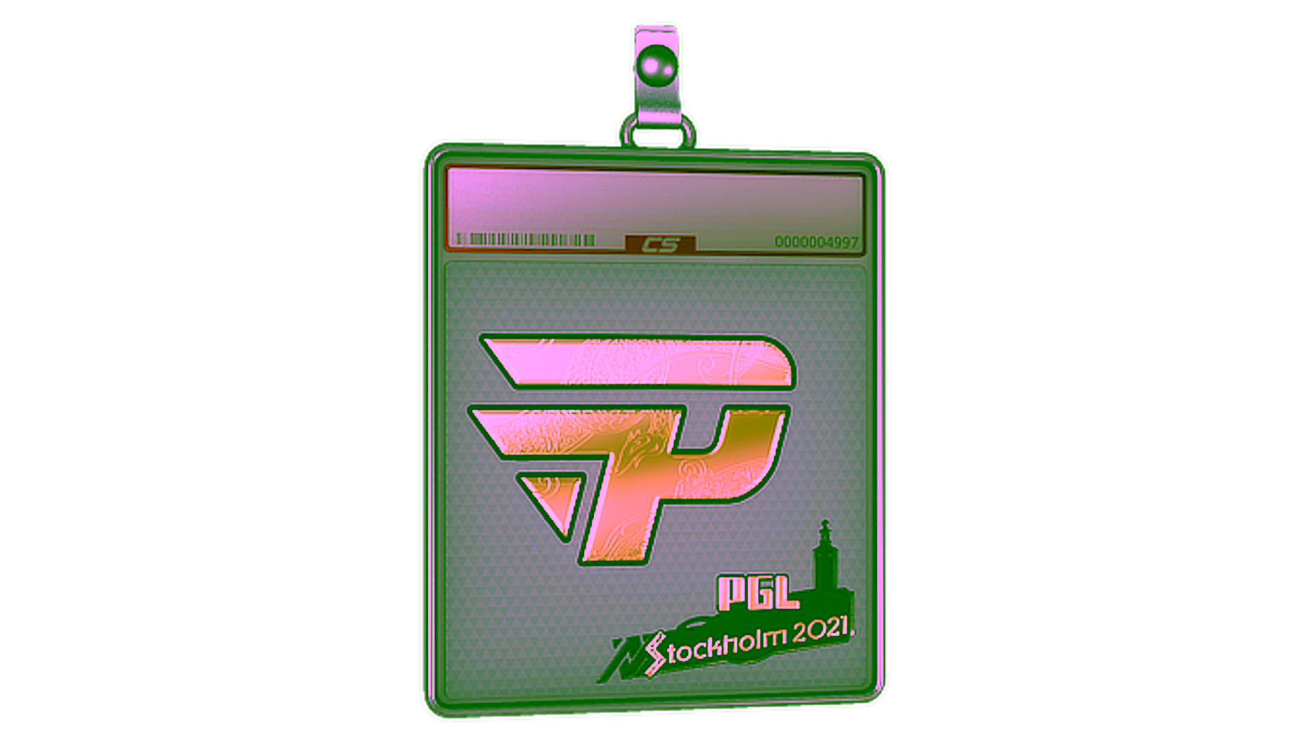 Display for Sticker Slab | paiN Gaming (Gold) | Stockholm 2021