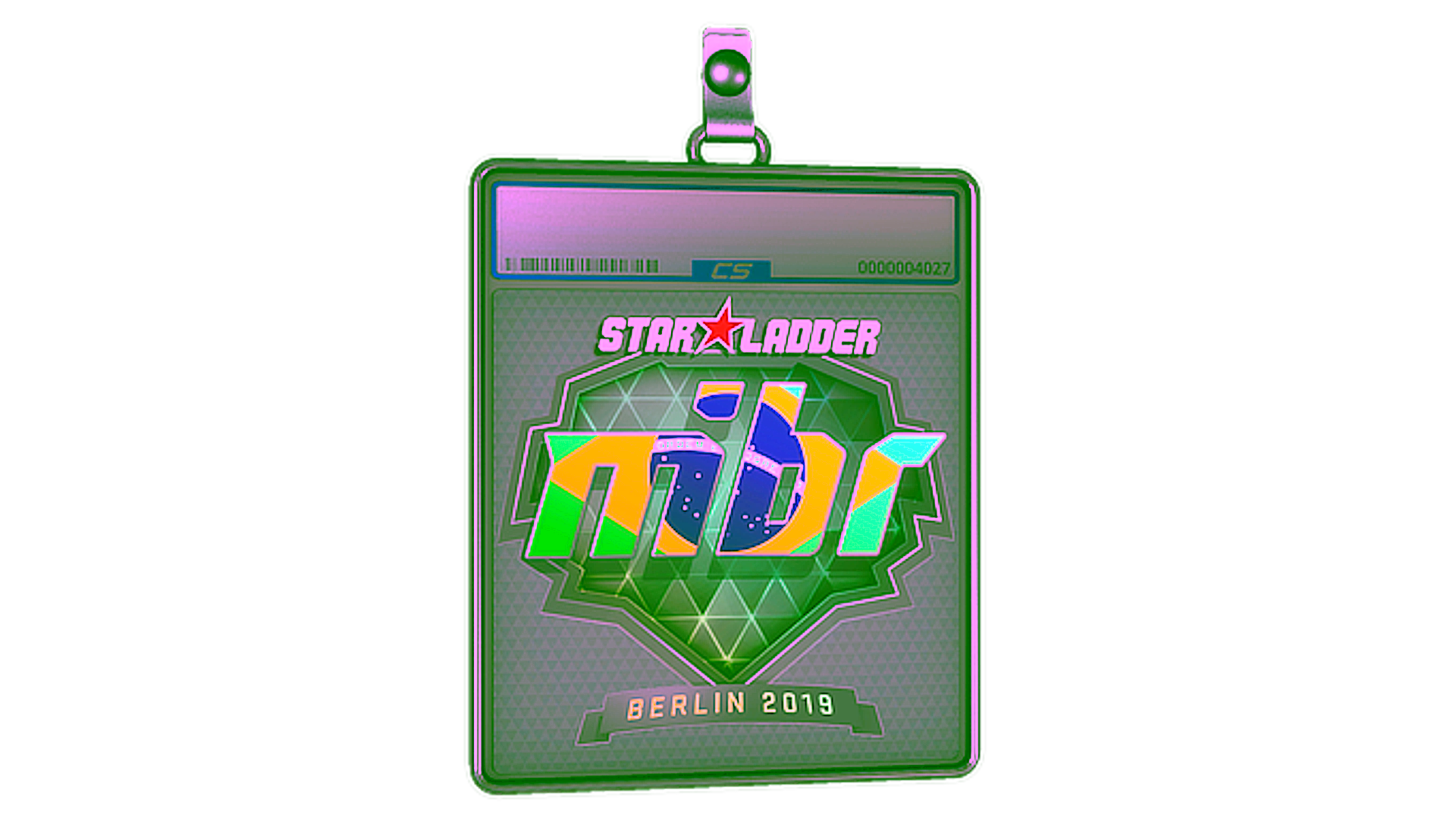 Display for Sticker Slab | MIBR | Berlin 2019