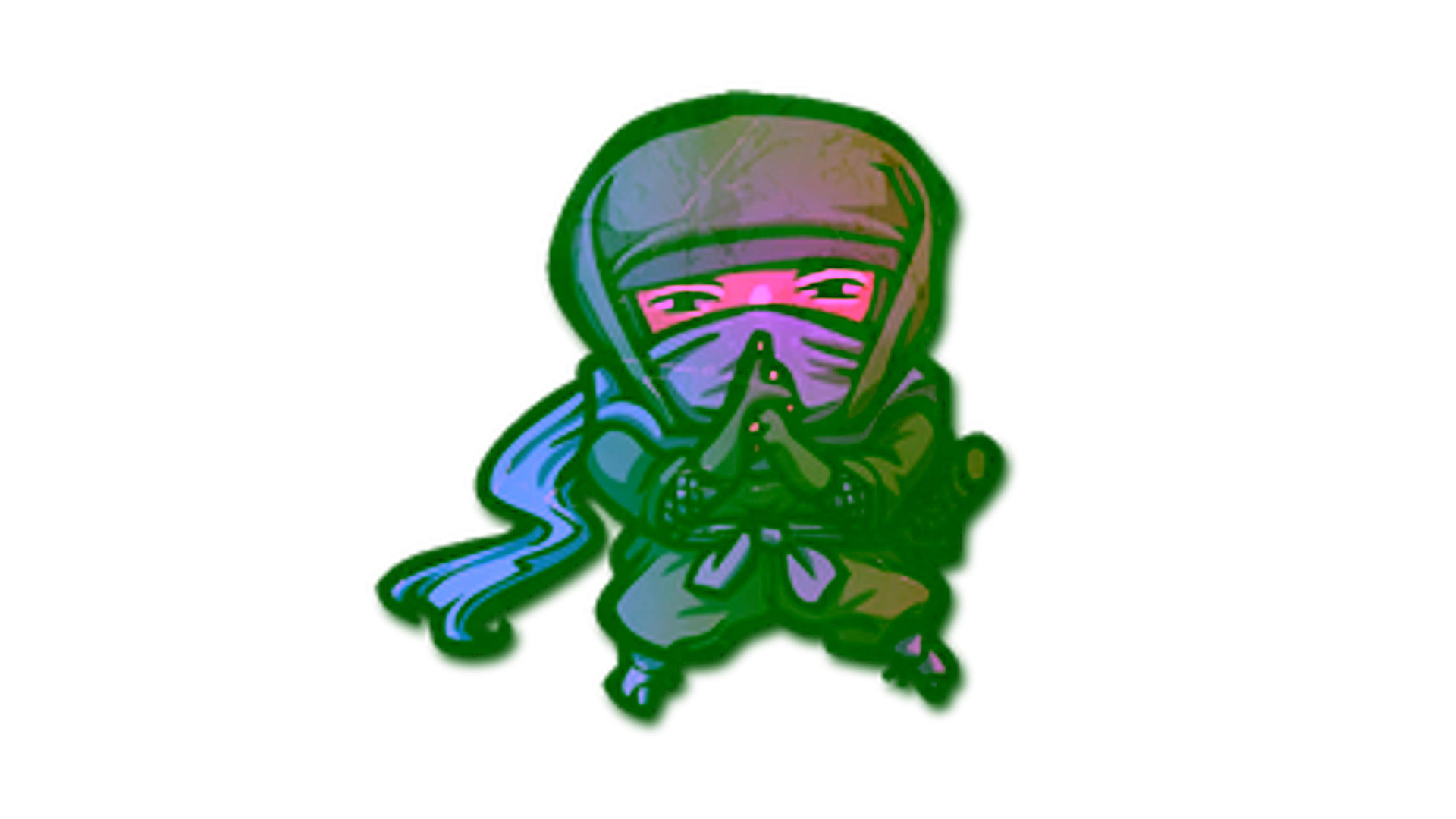 Visar för Sticker | Silent Ninja