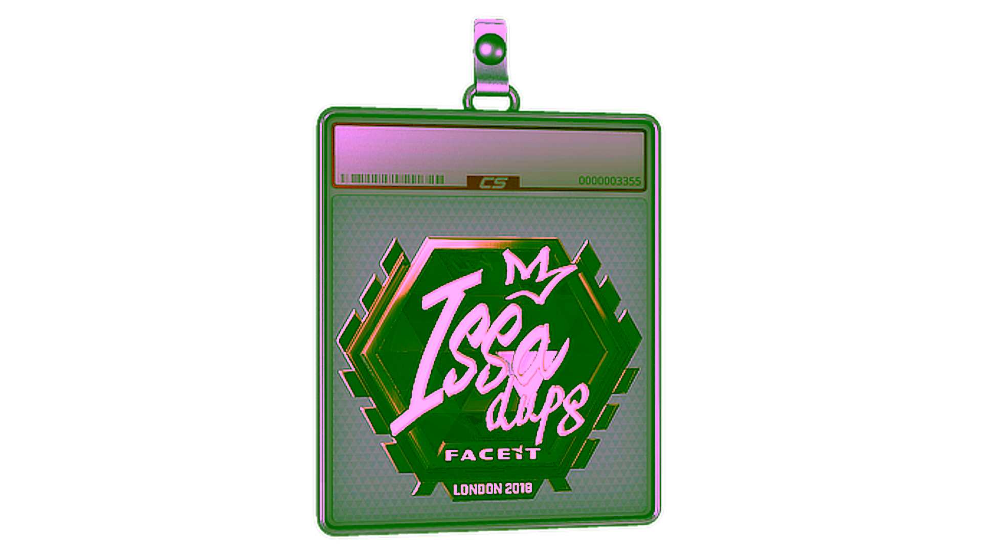 Rodyti Sticker Slab | ISSAA (Gold) | London 2018