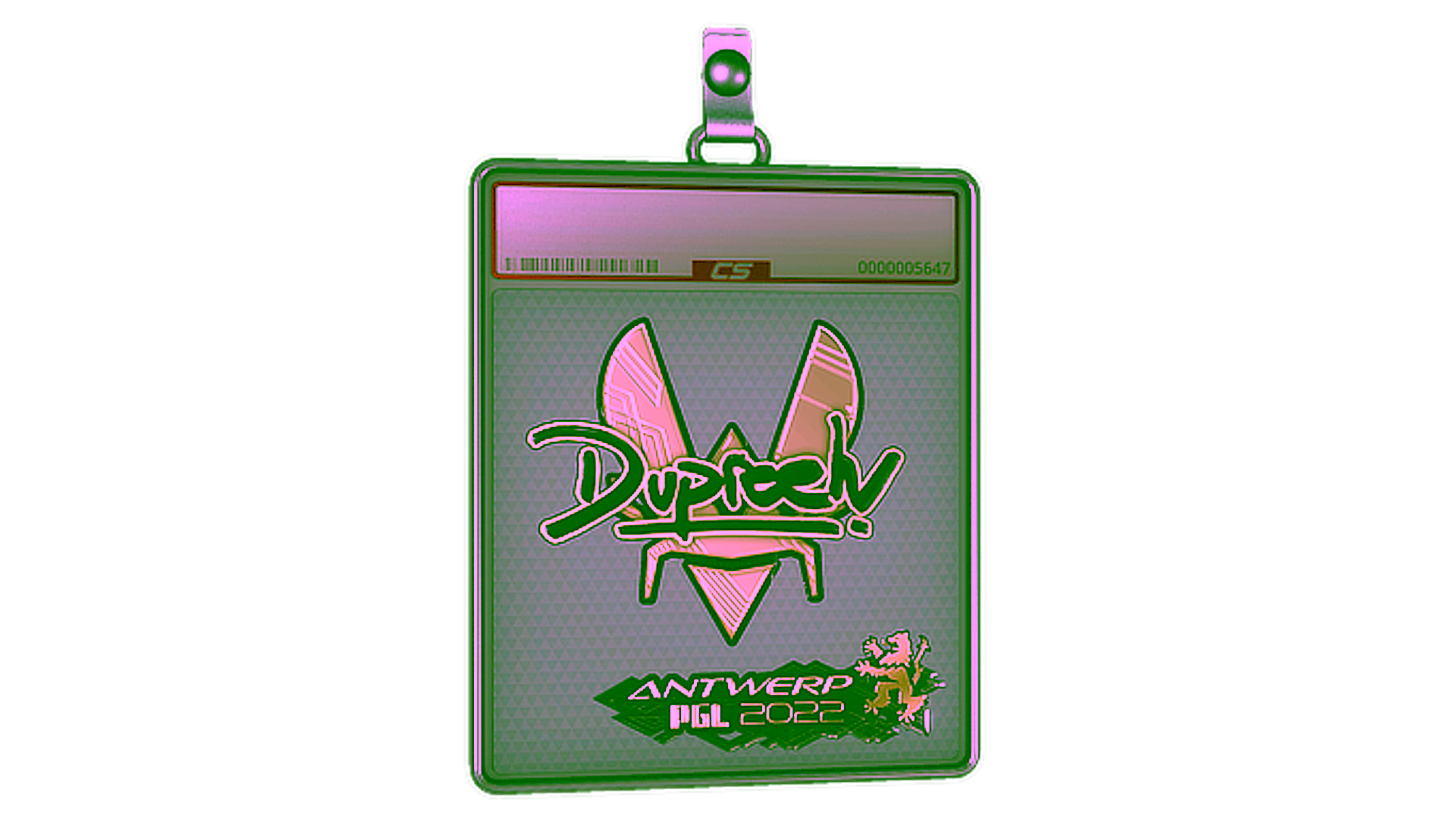 Display for Sticker Slab | dupreeh (Gold) | Antwerp 2022