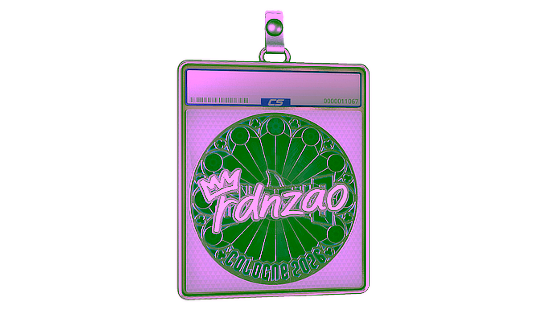Display for Sticker Slab | rdnzao (Foil) | Cologne 2026