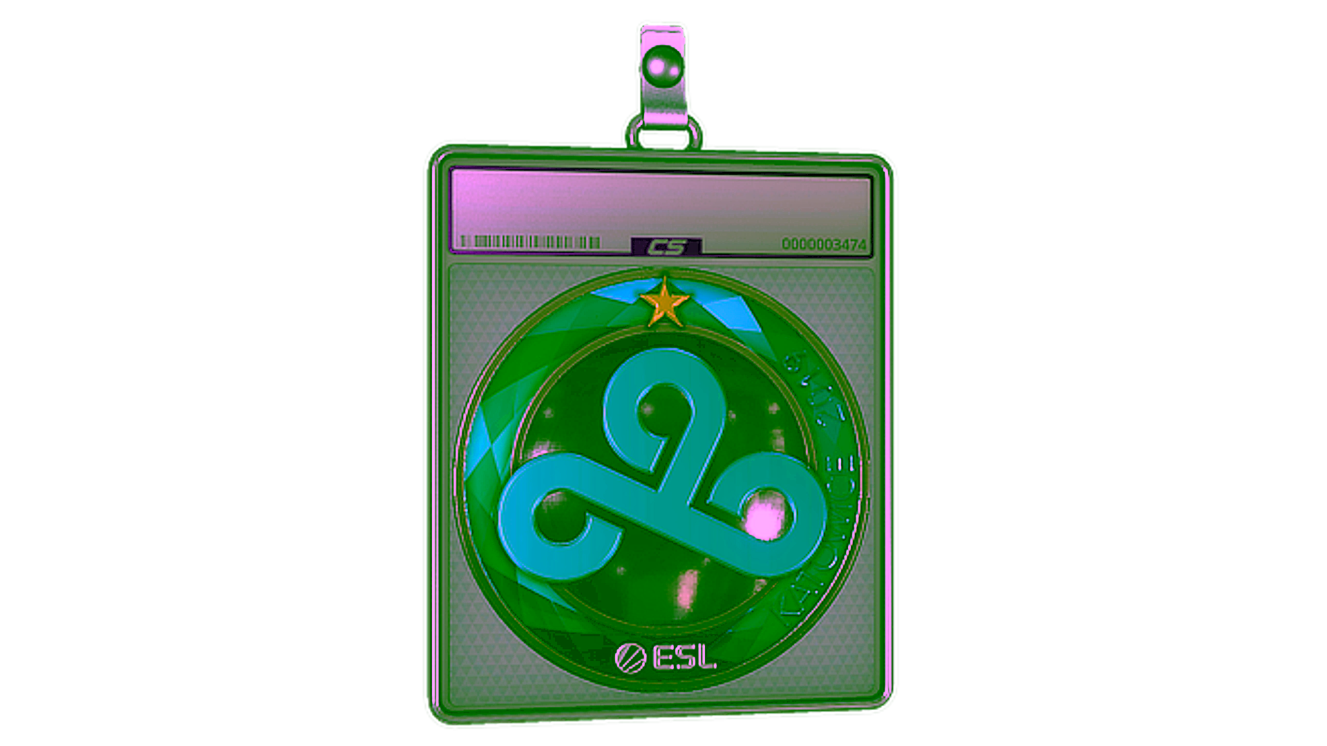 Display for Sticker Slab | Cloud9 (Foil) | Katowice 2019