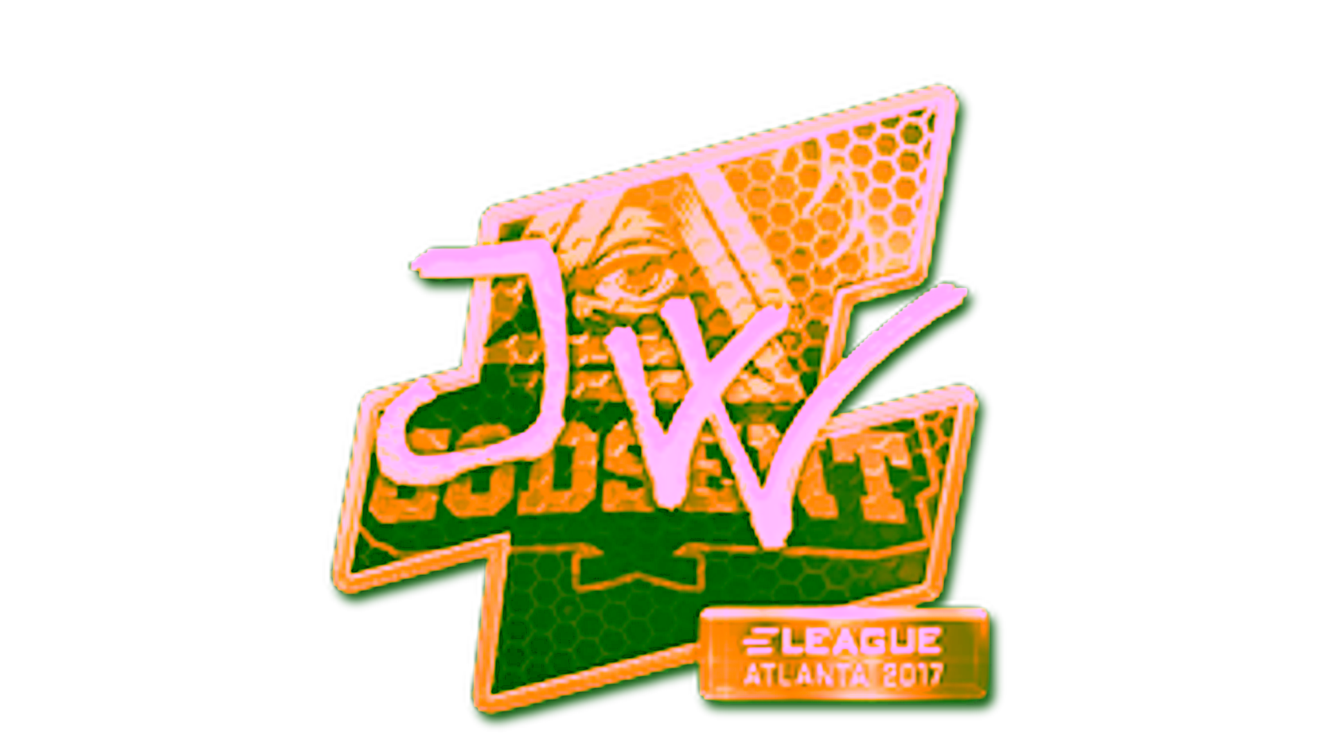 Affichage pour Sticker | JW (Gold) | Atlanta 2017
