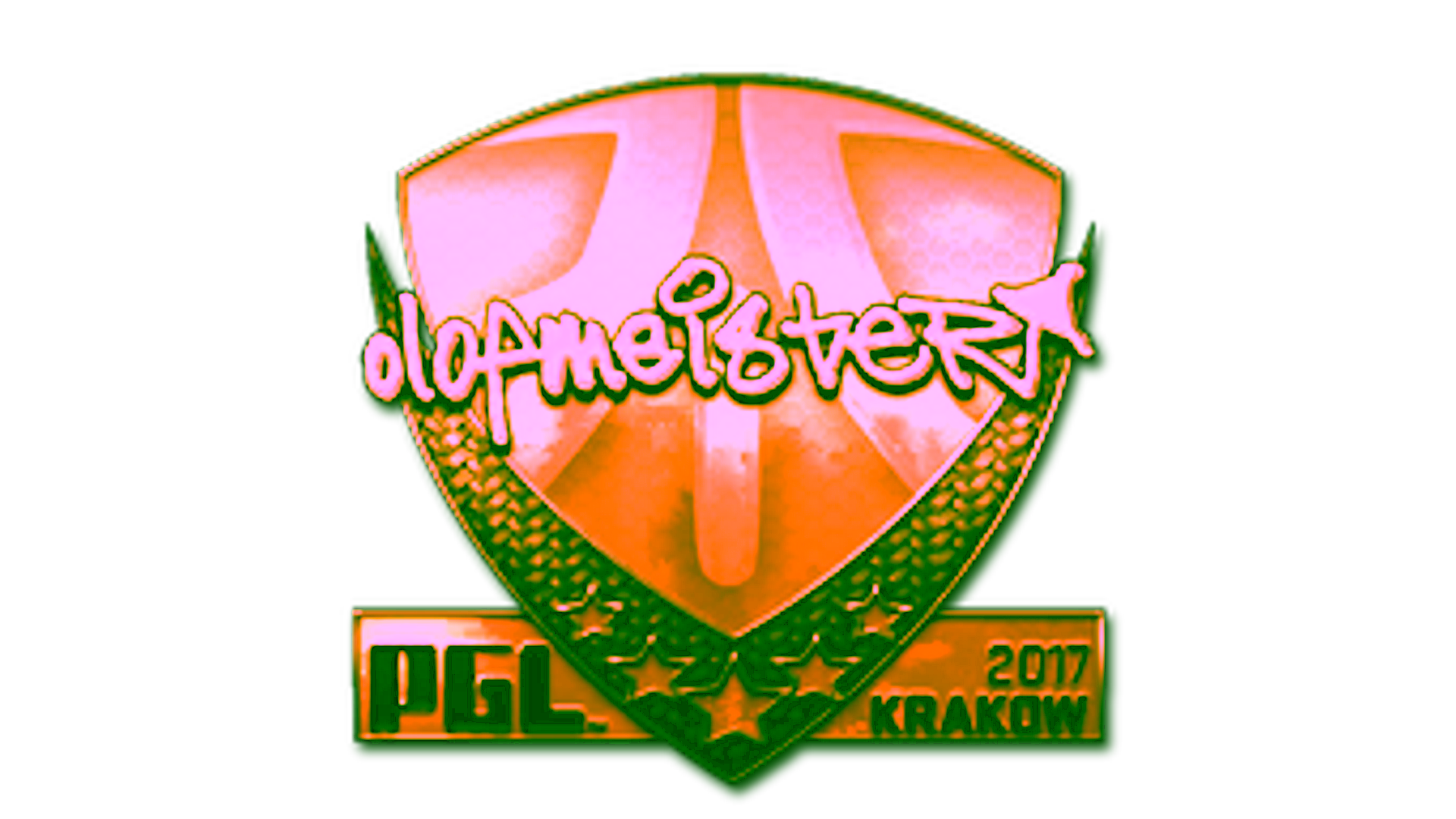 Display for Sticker | olofmeister (Gold) | Krakow 2017