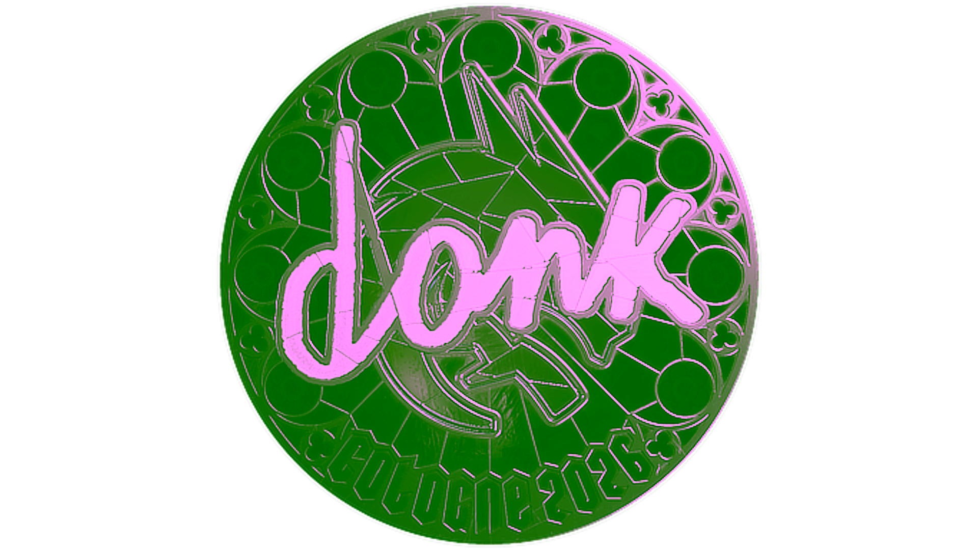 Display for Sticker | donk (Foil) | Cologne 2026