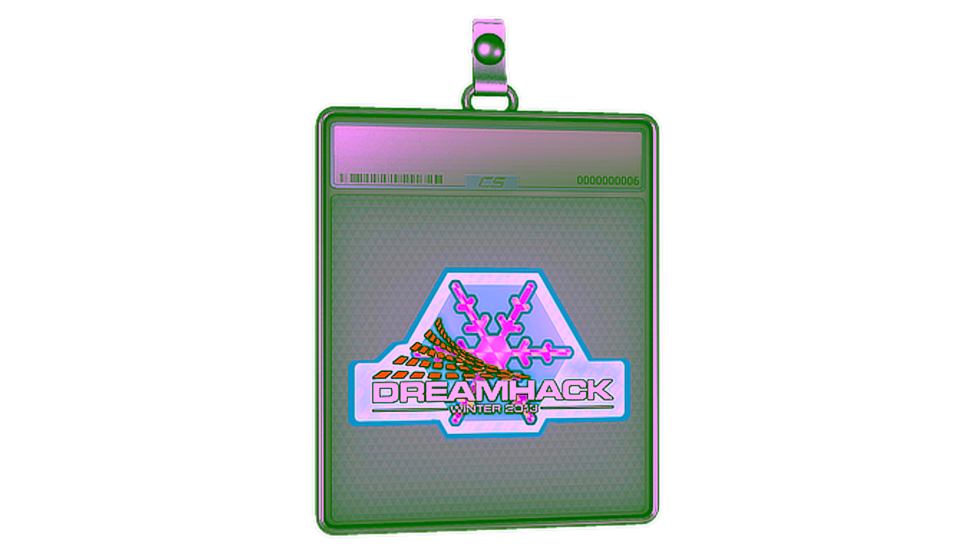 Wyświetl dla Sticker Slab | Blue Snowflake (Foil)