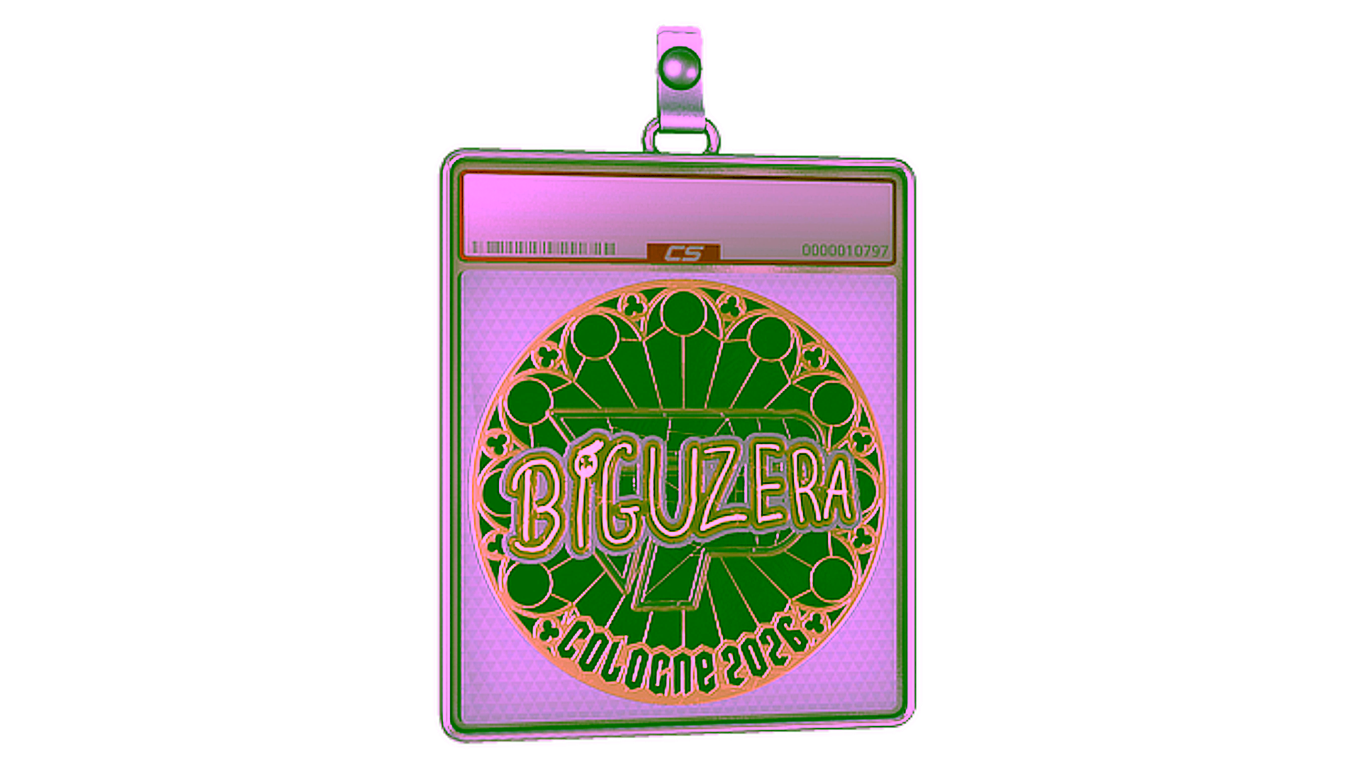 Display for Sticker Slab | biguzera (Gold) | Cologne 2026