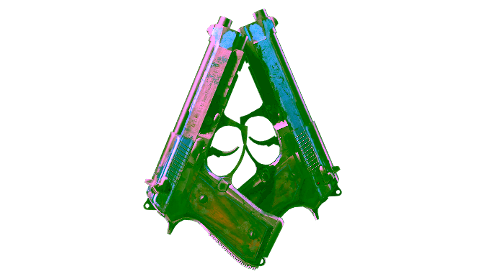 Display for StatTrak™ Dual Berettas | Urban Shock (Battle-Scarred)