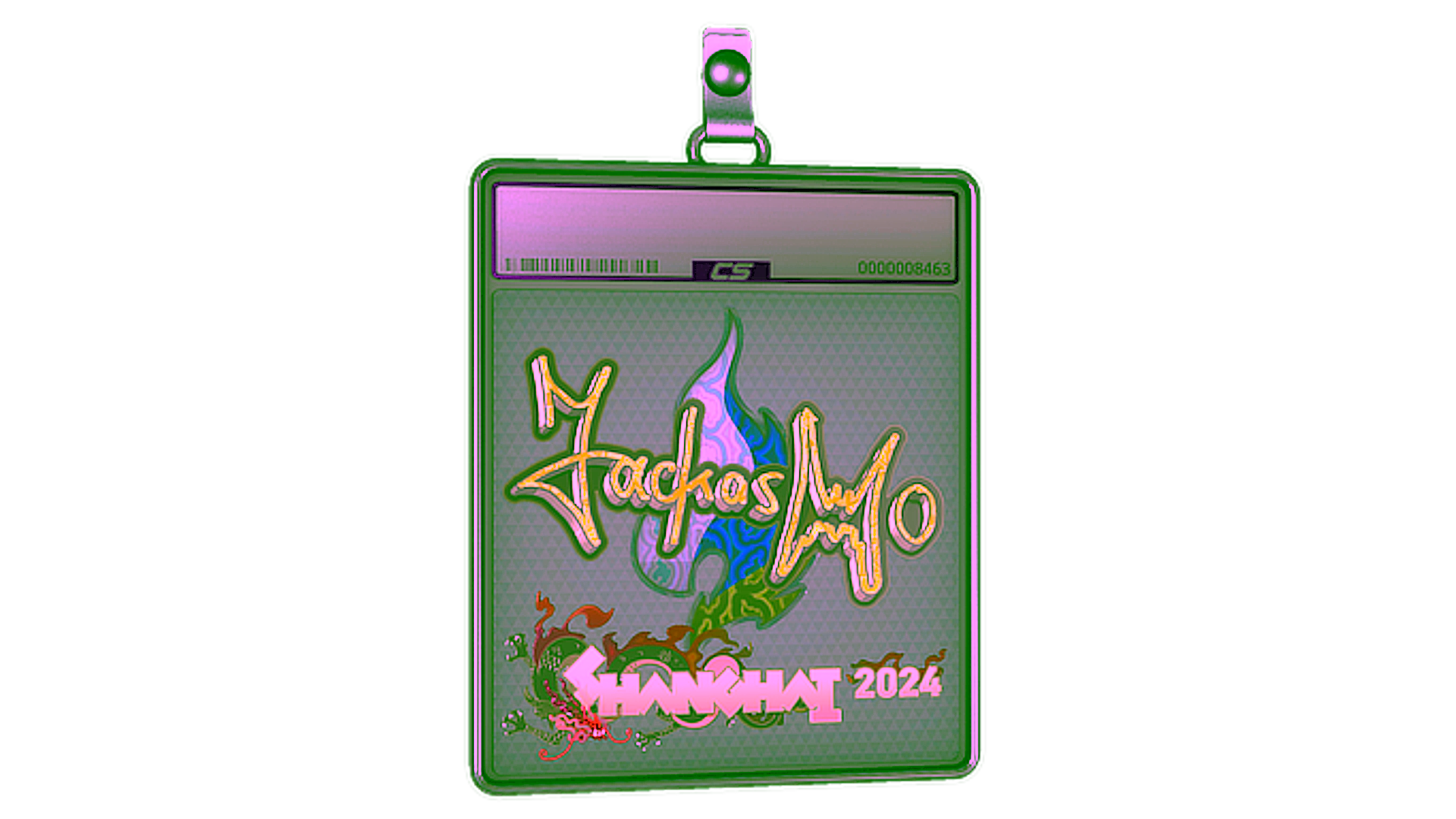 Display for Sticker Slab | jackasmo (Holo) | Shanghai 2024