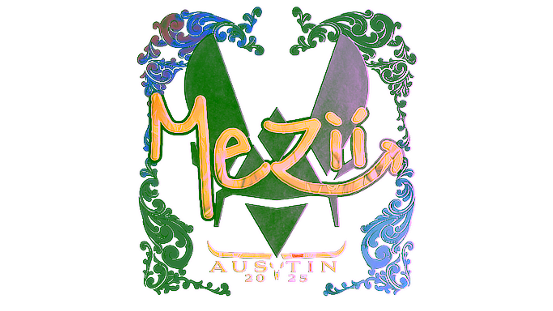 Display for Sticker | mezii (Holo) | Austin 2025