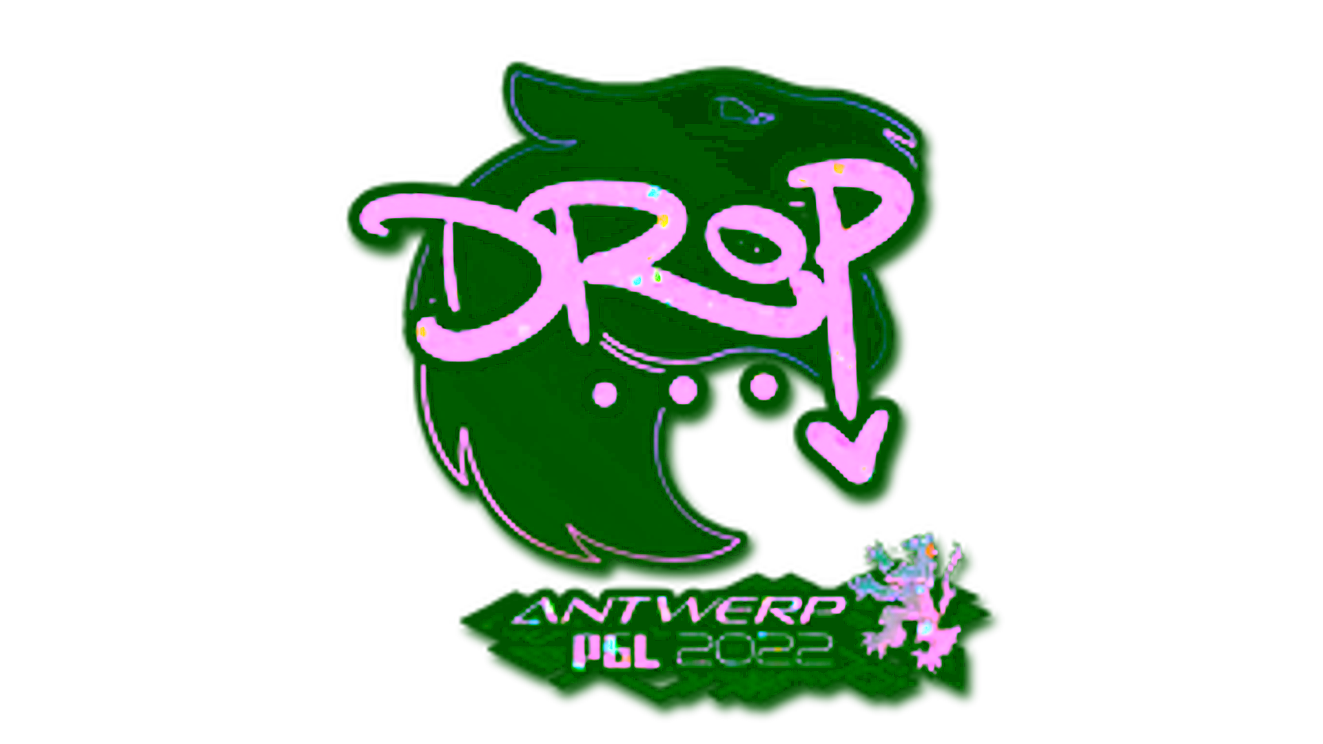 Exibição para Sticker | drop (Glitter) | Antwerp 2022