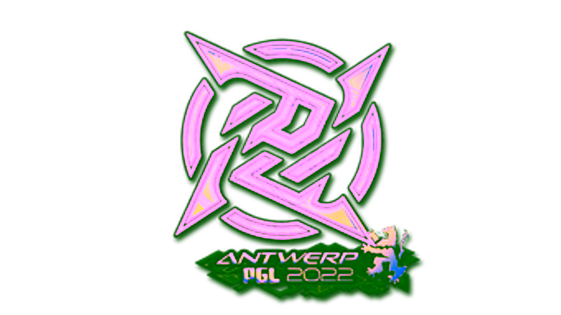 Display for Sticker | Ninjas in Pyjamas (Holo) | Antwerp 2022