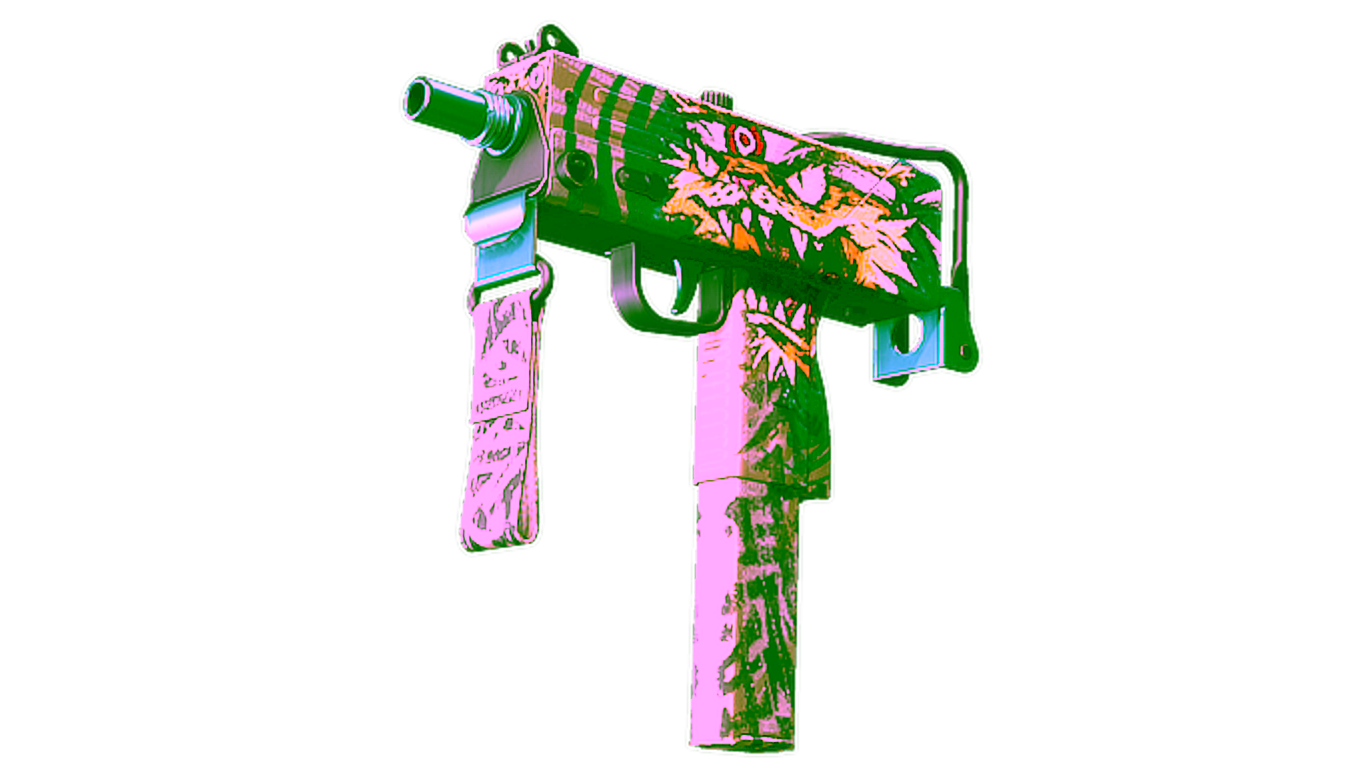 Display for MAC-10 | Cat Fight (Factory New)