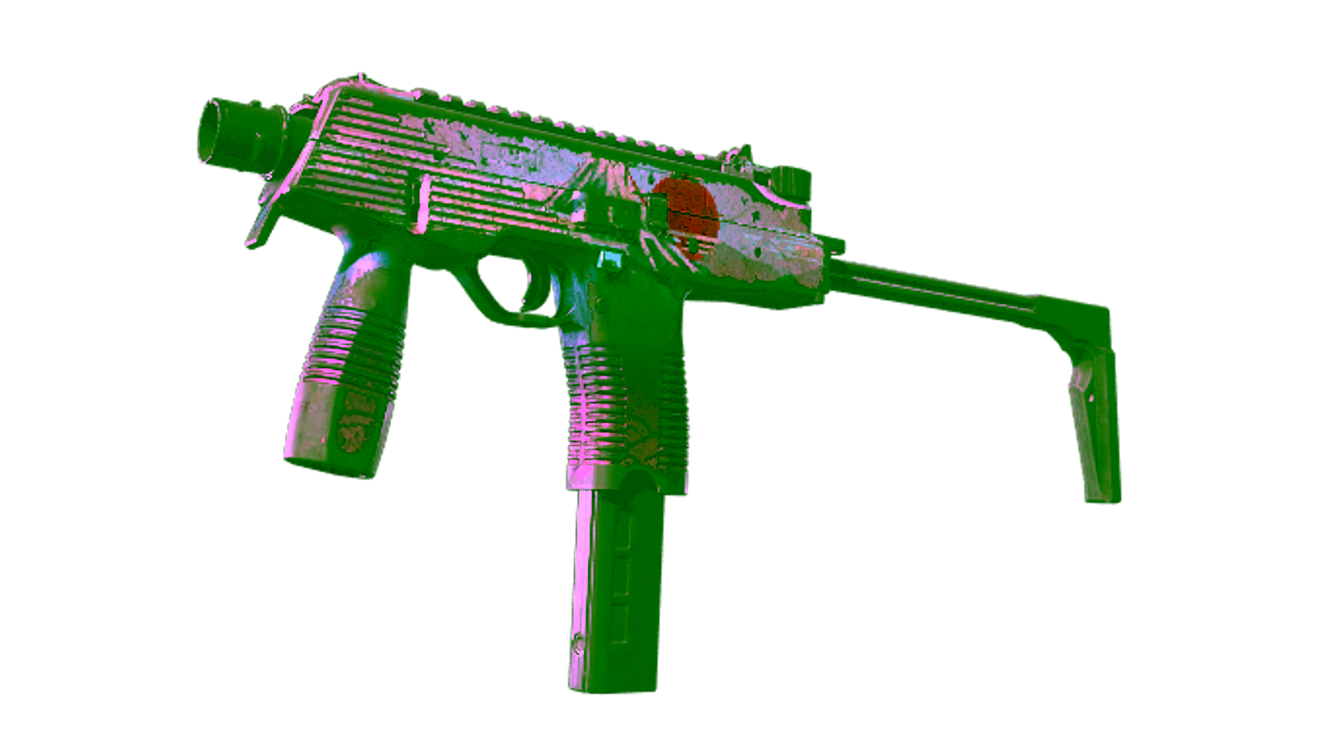 Display for MP9 | Mount Fuji (Battle-Scarred)