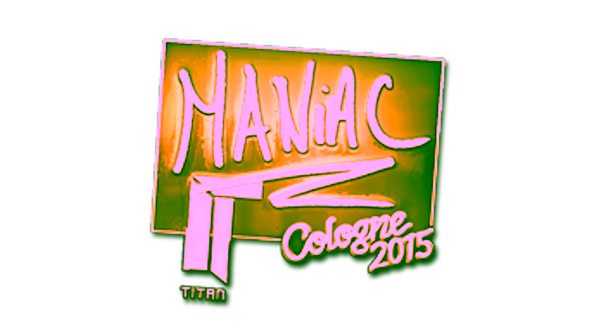Mostrar para Sticker | Maniac (Gold) | Cologne 2015