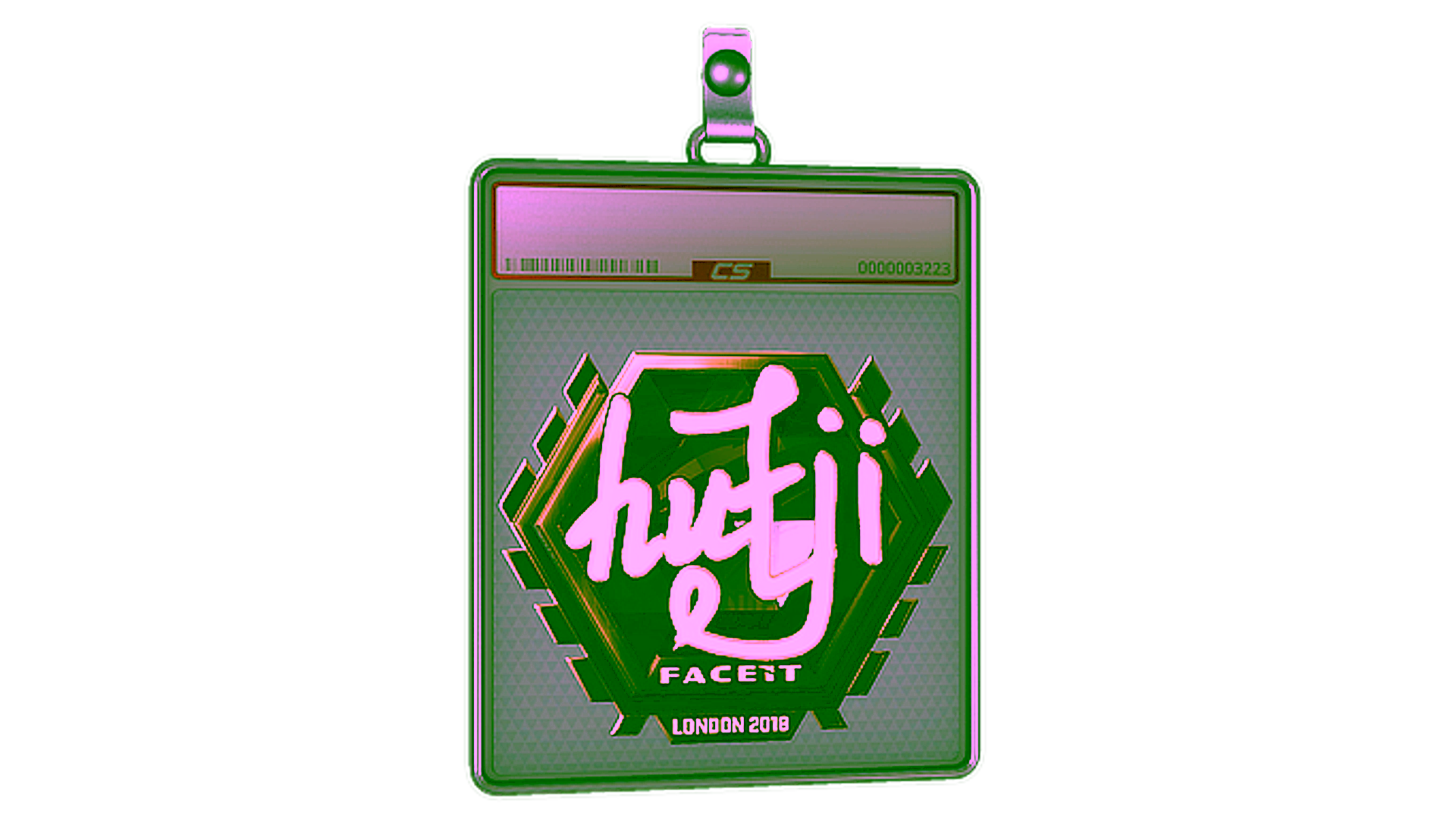 Display for Sticker Slab | hutji (Gold) | London 2018