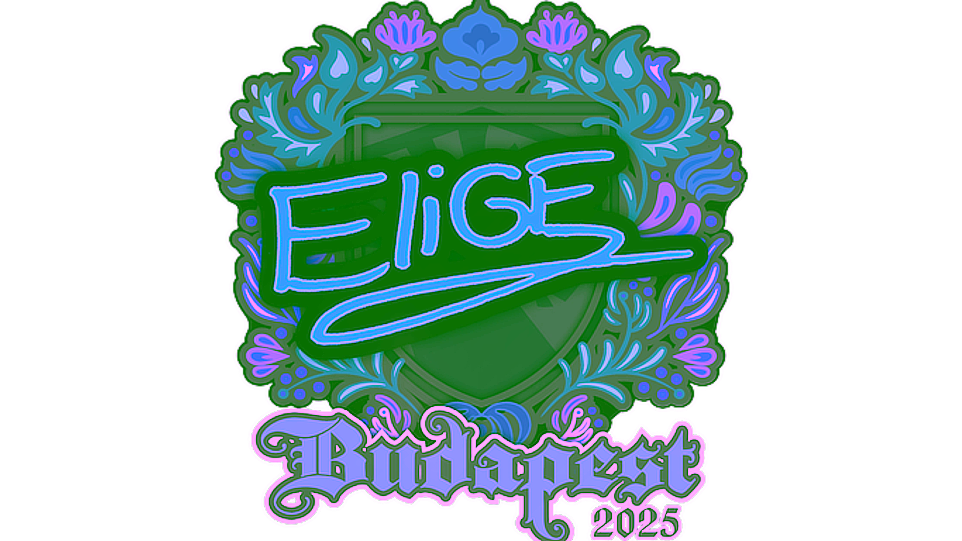 Display for Sticker | EliGE | Budapest 2025