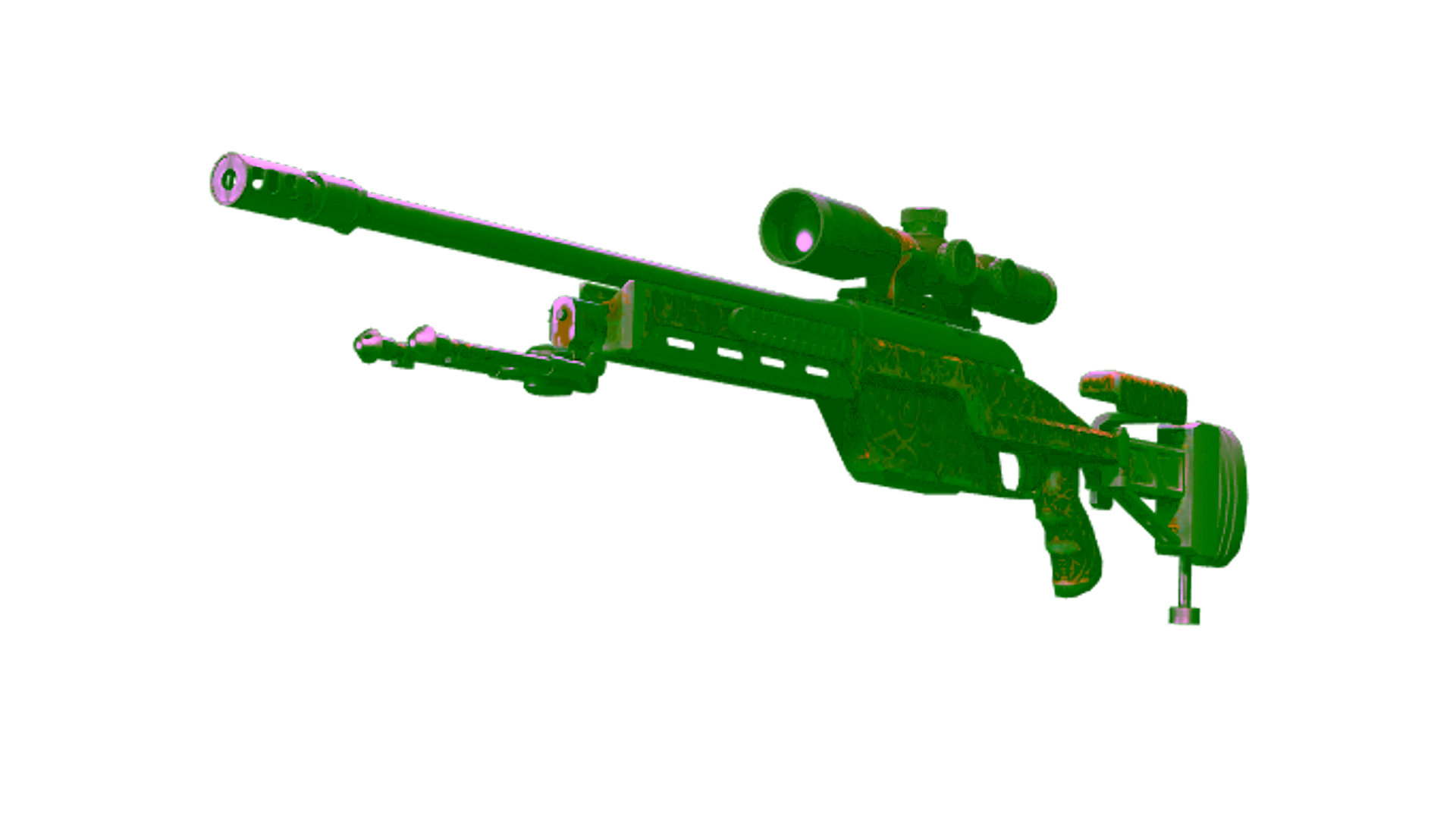 Display for Souvenir SSG 08 | Orange Filigree (Field-Tested)