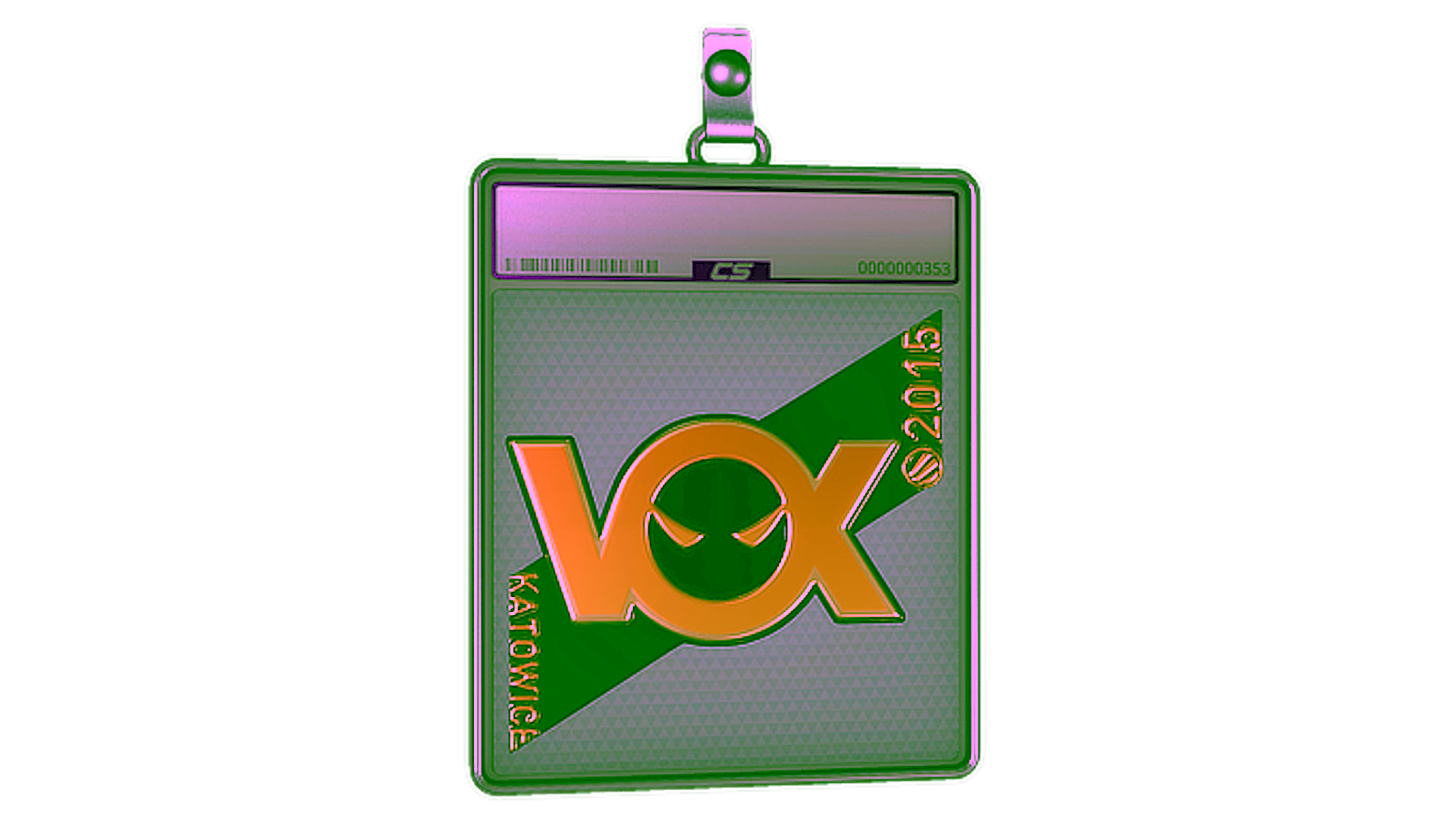 Display for Sticker Slab | Vox Eminor (Gold) | Katowice 2015