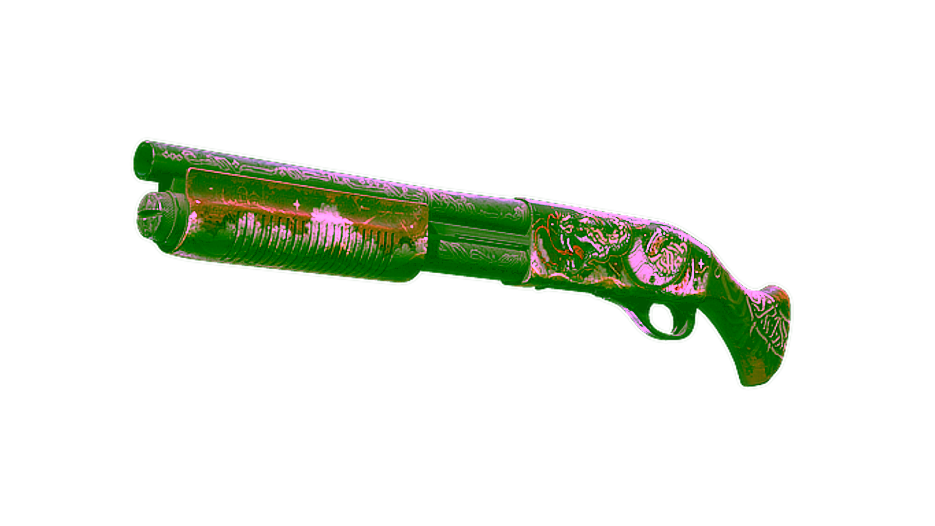 Display for Sawed-Off | Lunar Wyrm (Battle-Scarred)