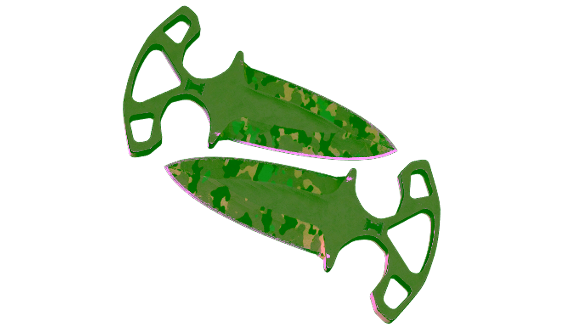 Affichage pour ★ StatTrak™ Shadow Daggers | Boreal Forest (Well-Worn)