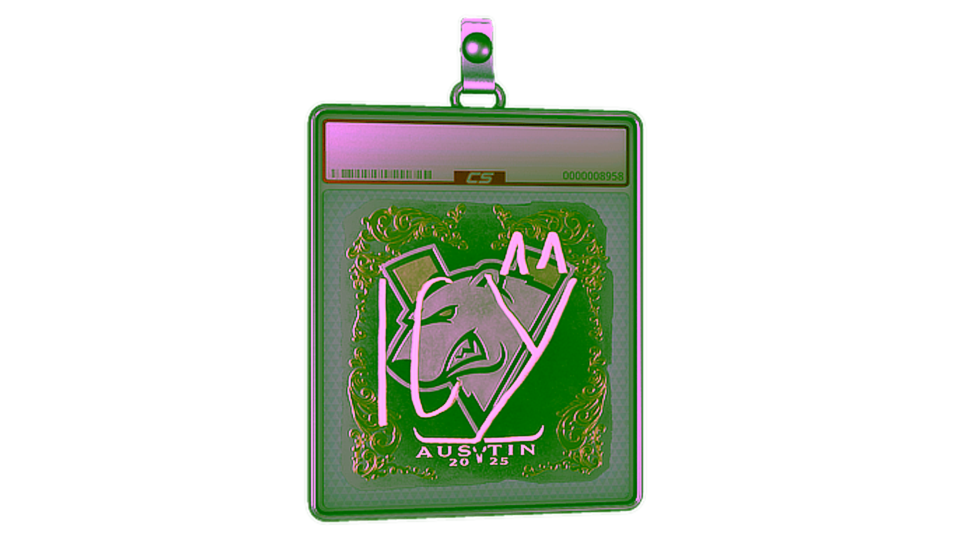 Display for Sticker Slab | ICY (Gold) | Austin 2025