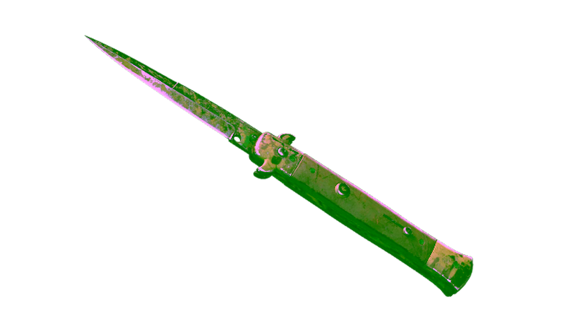 Display for ★ Stiletto Knife | Boreal Forest (Battle-Scarred)