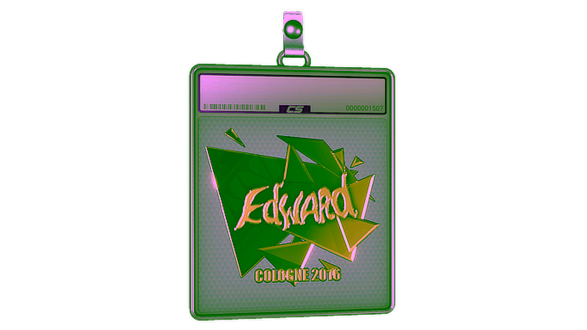 Mostrar para Sticker Slab | Edward (Gold) | Cologne 2016